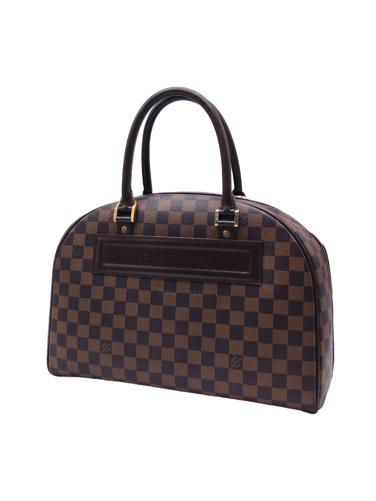Louis Vuitton Nolita Hand Bag in Damier Ebene Canvas and Gold Hardware (Datecode: SP0022)