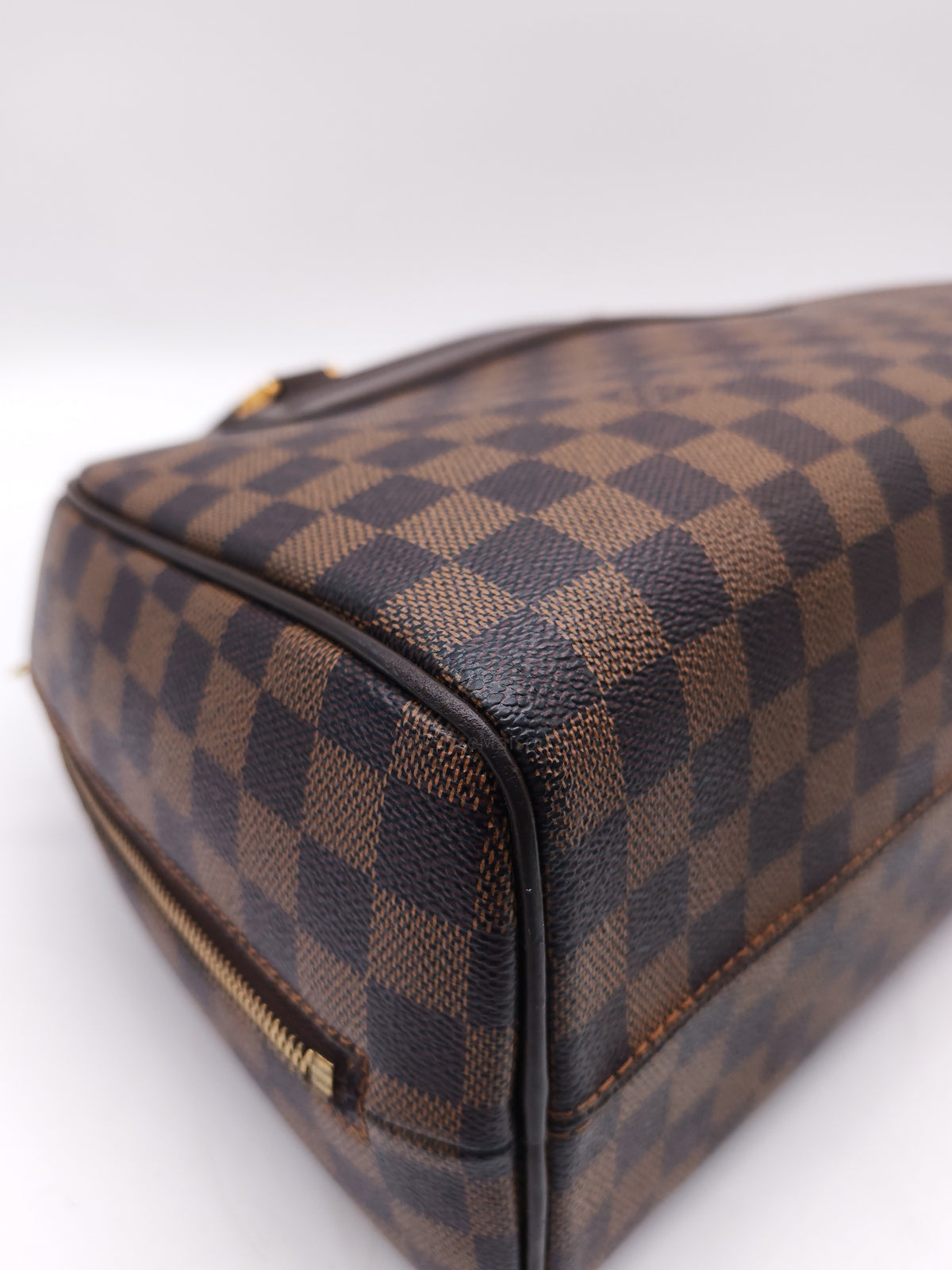 Louis Vuitton Nolita Hand Bag in Damier Ebene Canvas and Gold Hardware (Datecode: SP0022)