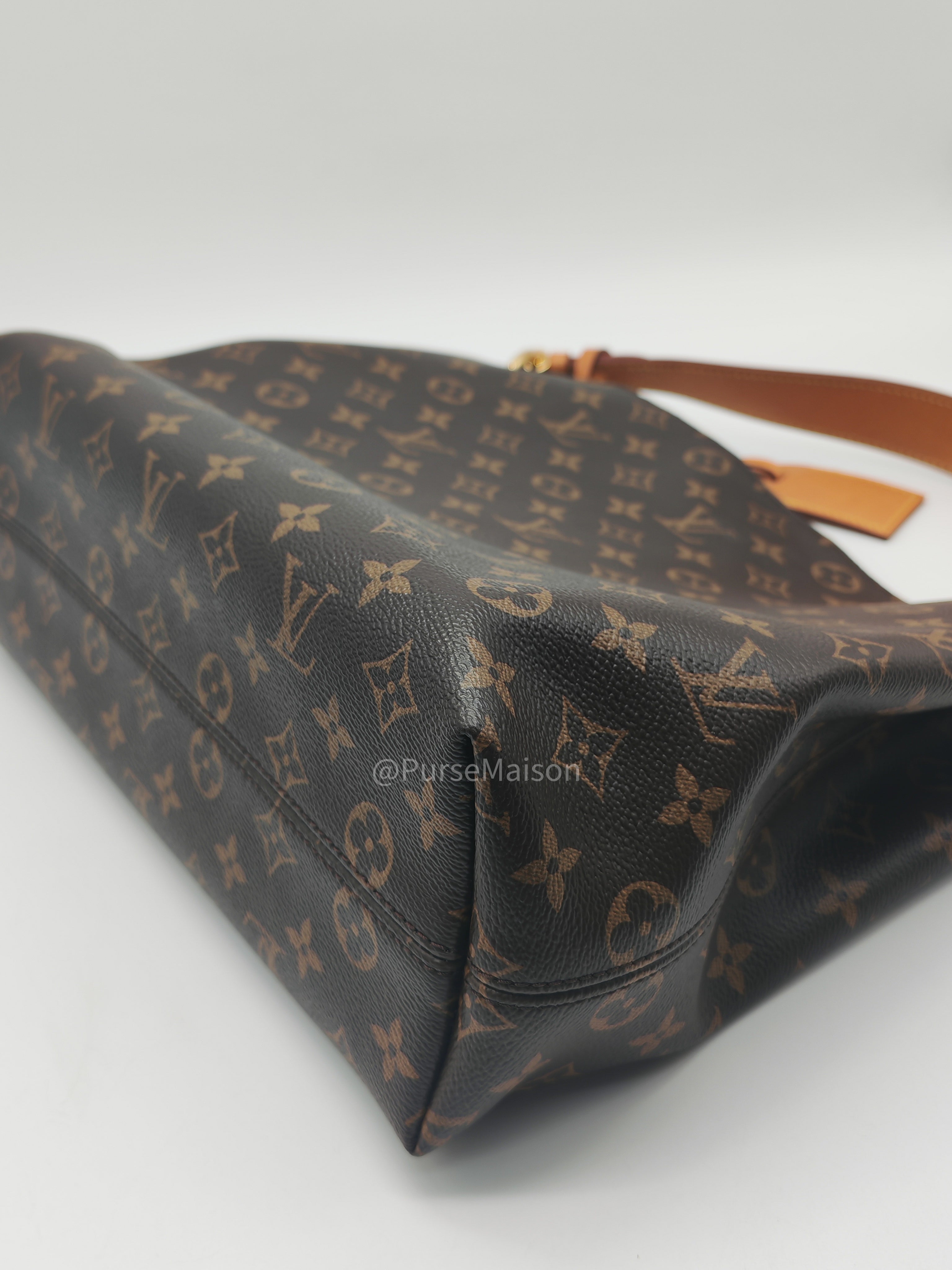 Louis Vuitton Graceful Hobo Bag PM in Monogram Canvas (Date Code: RI3189) with Y.I Hot Stamping