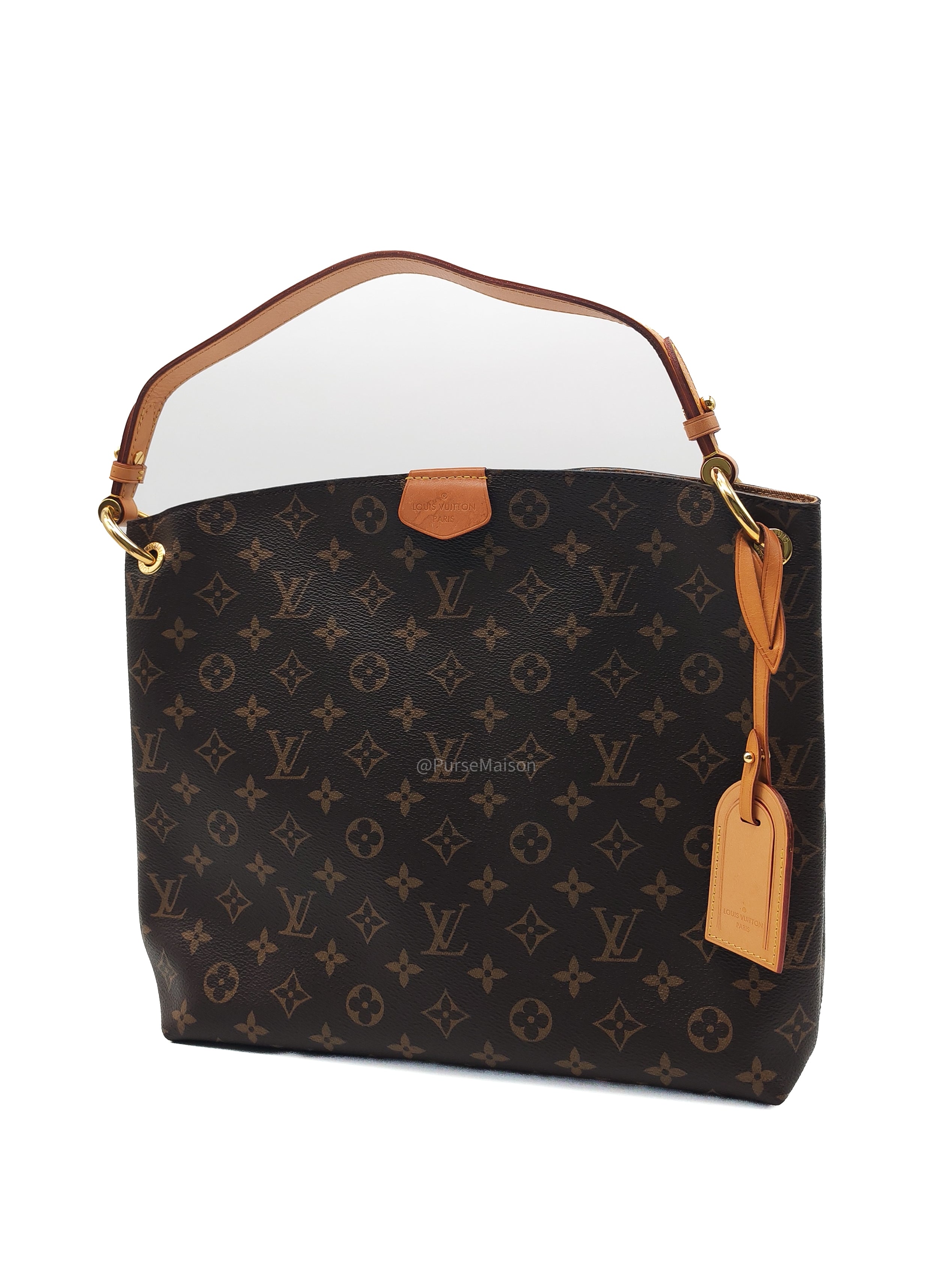 Louis Vuitton Graceful Hobo Bag PM in Monogram Canvas (Date code: MI0128)