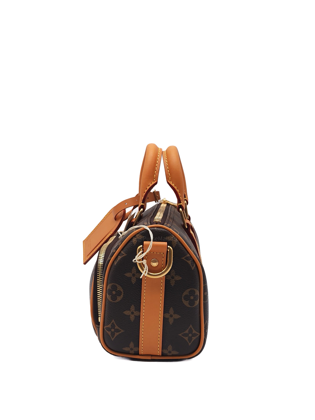Louis Vuitton Keepall Bandouliere 25 in Monogram Canvas Top Handle Bag (Microchip)