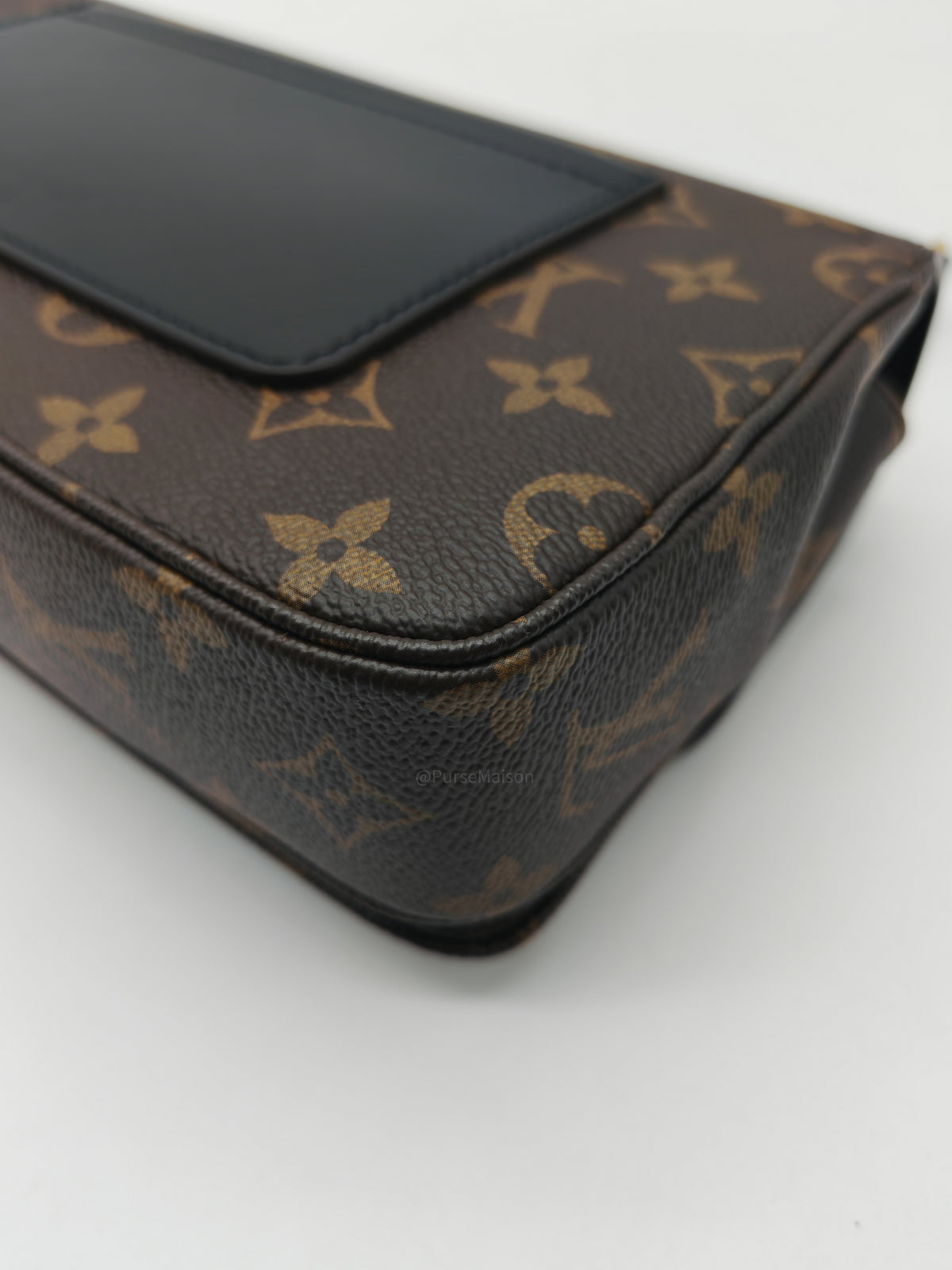 Louis Vuitton Marceau Shoulder Bag in Monogram Canvas and Gold Hardware Microchip