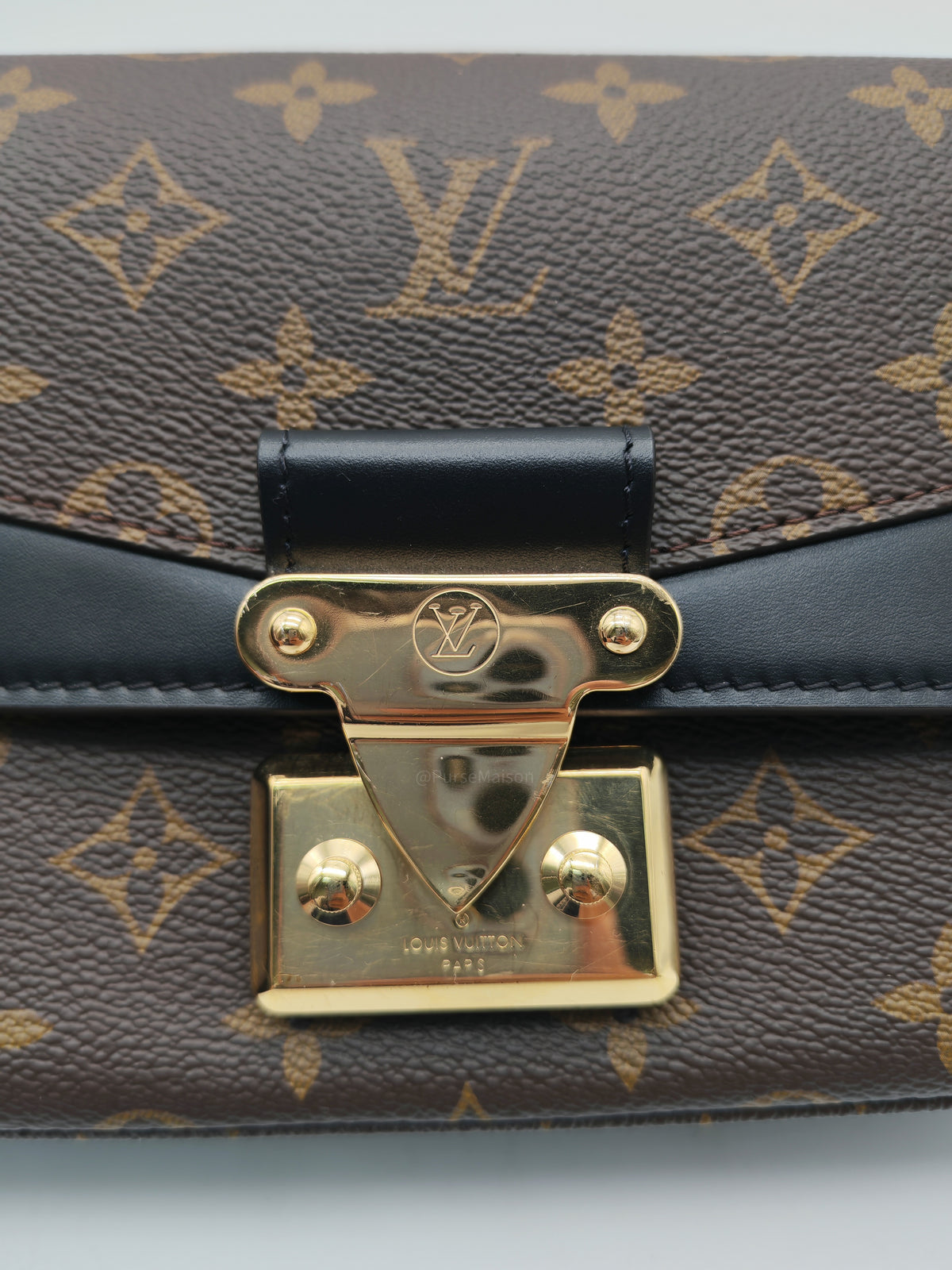 Louis Vuitton Marceau Shoulder Bag in Monogram Canvas and Gold Hardware Microchip