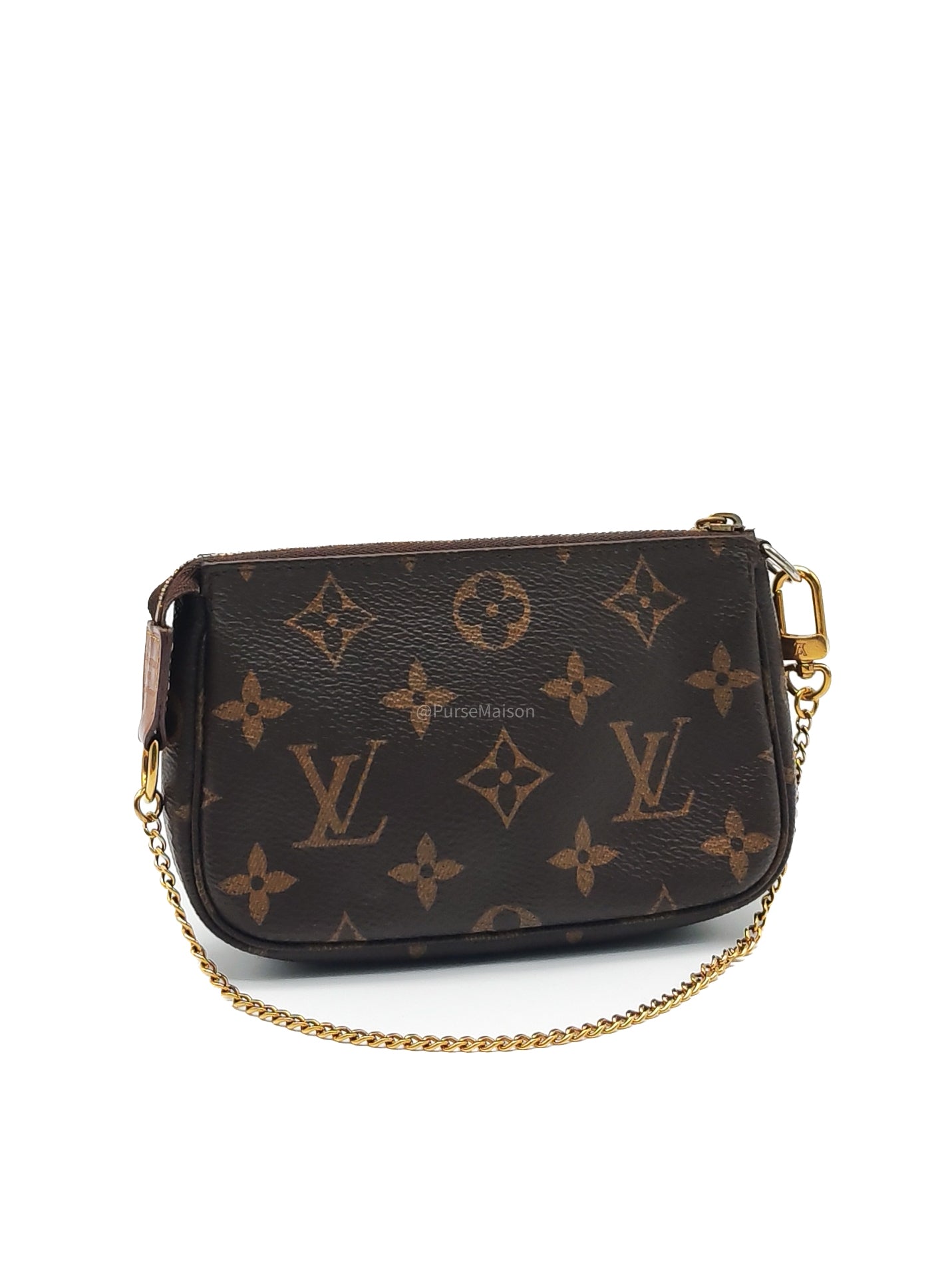 Louis Vuitton Mini Pochette Accessories in Monogram Canvas (Datecode: SF4290)