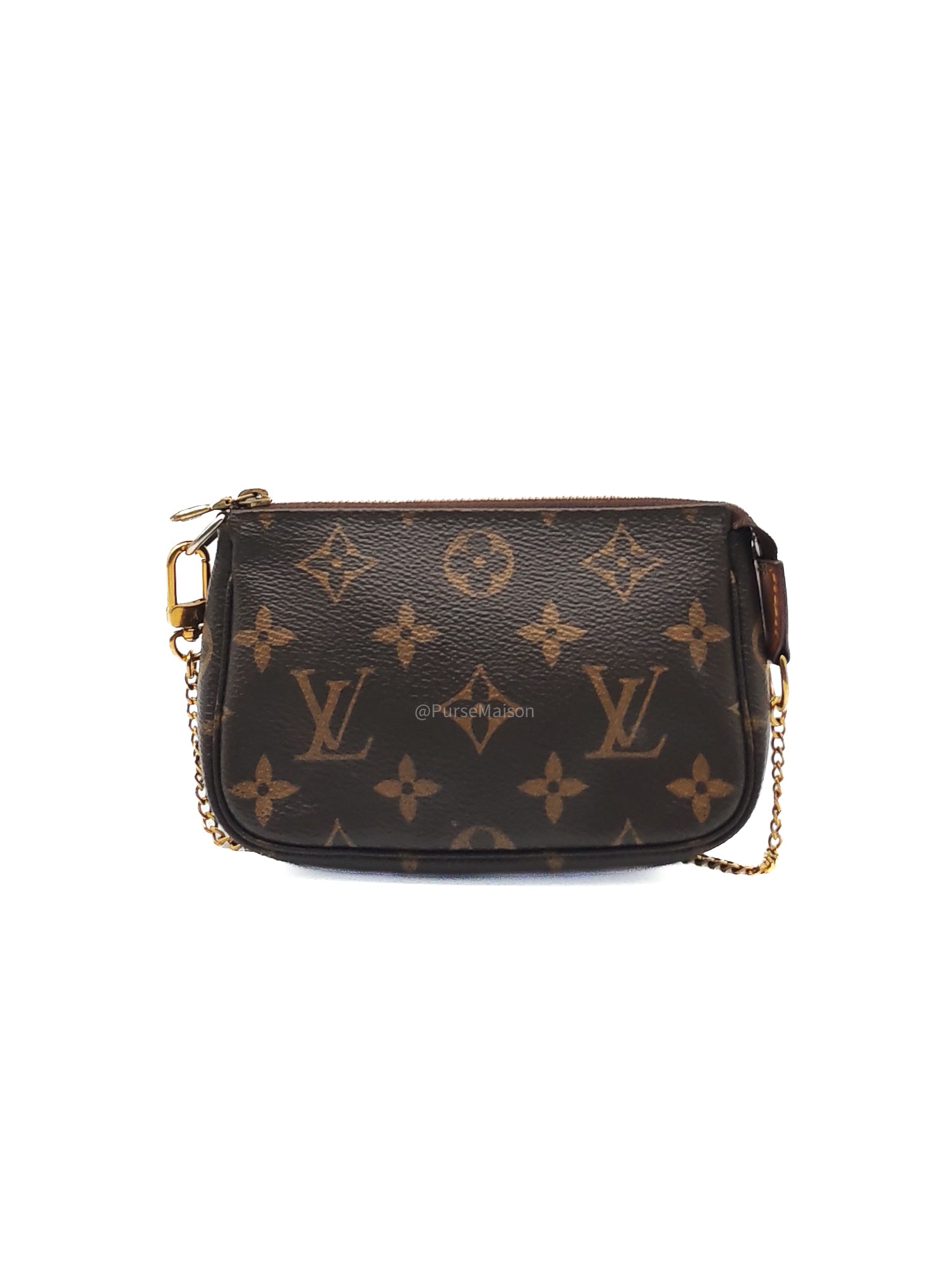 Louis Vuitton Mini Pochette Accessories in Monogram Canvas (Datecode: SF4290)