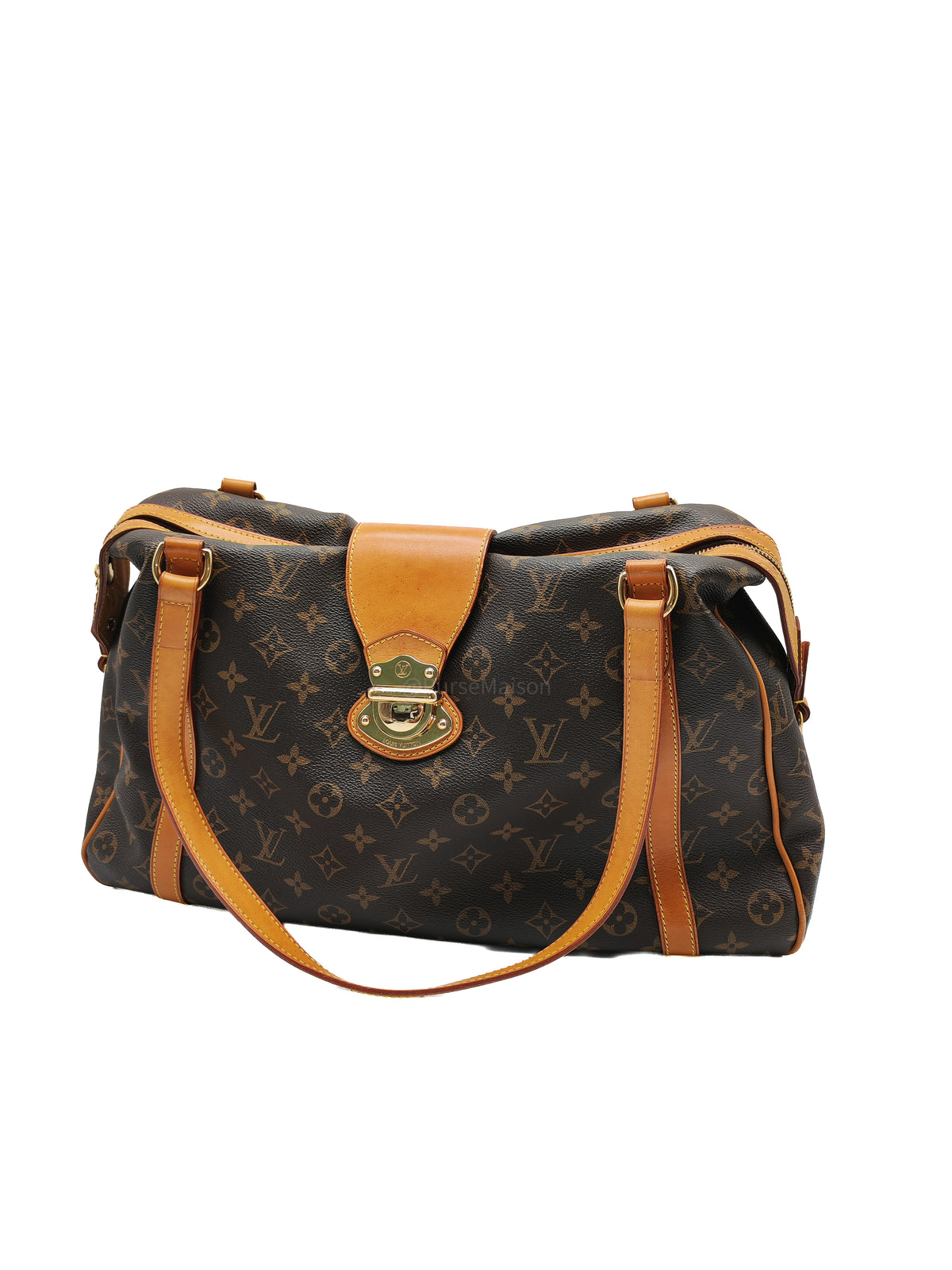 Louis Vuitton Stresa Bag GM in Monogram Canvas and Gold Hardware (Datecode: VI0130)