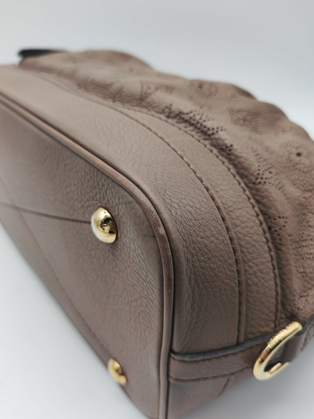Louis Vuitton Stellar PM Bag in Monogram Mahina Leather and Gold Hardware