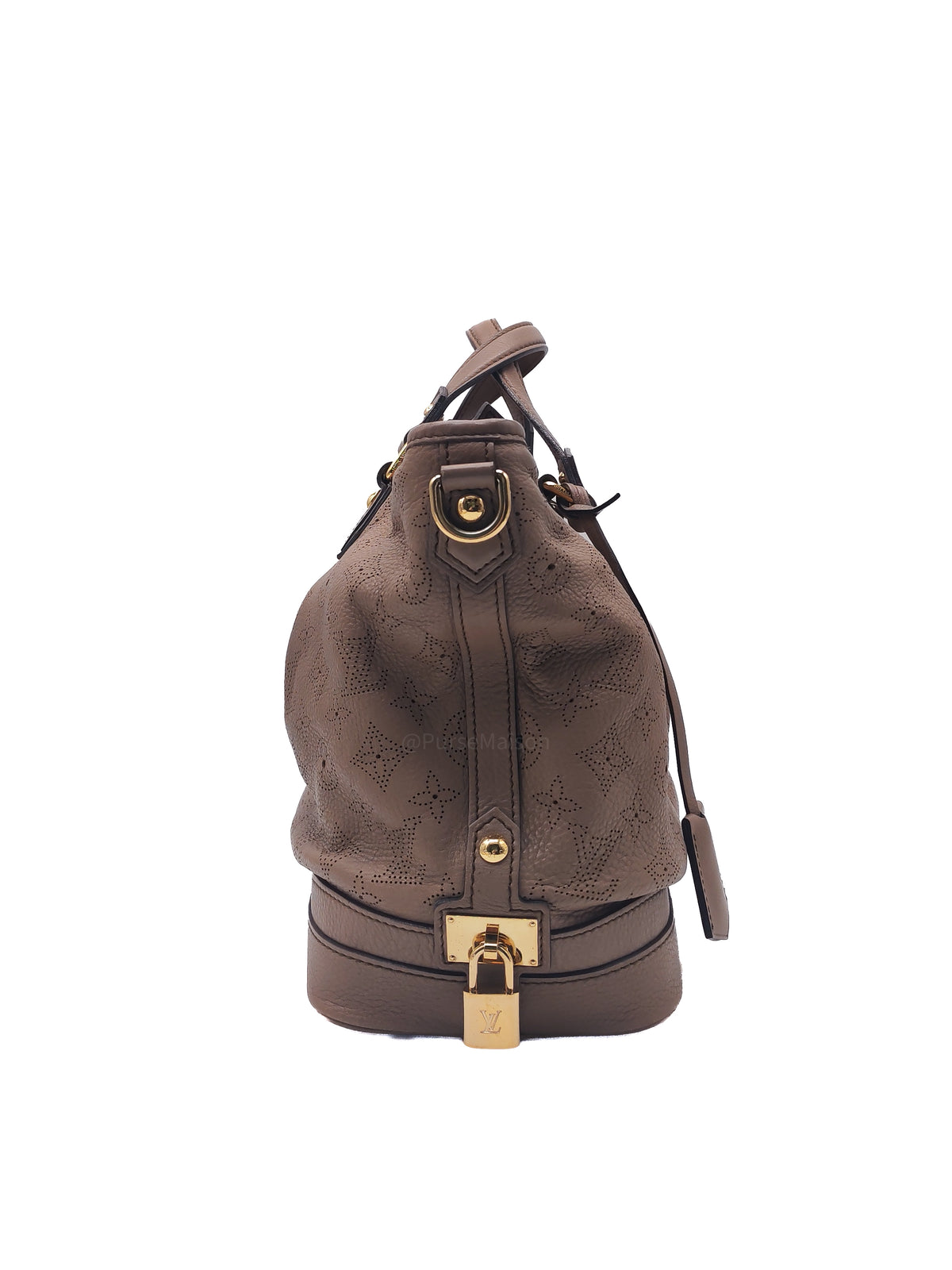 Louis Vuitton Stellar PM Bag in Monogram Mahina Leather and Gold Hardware