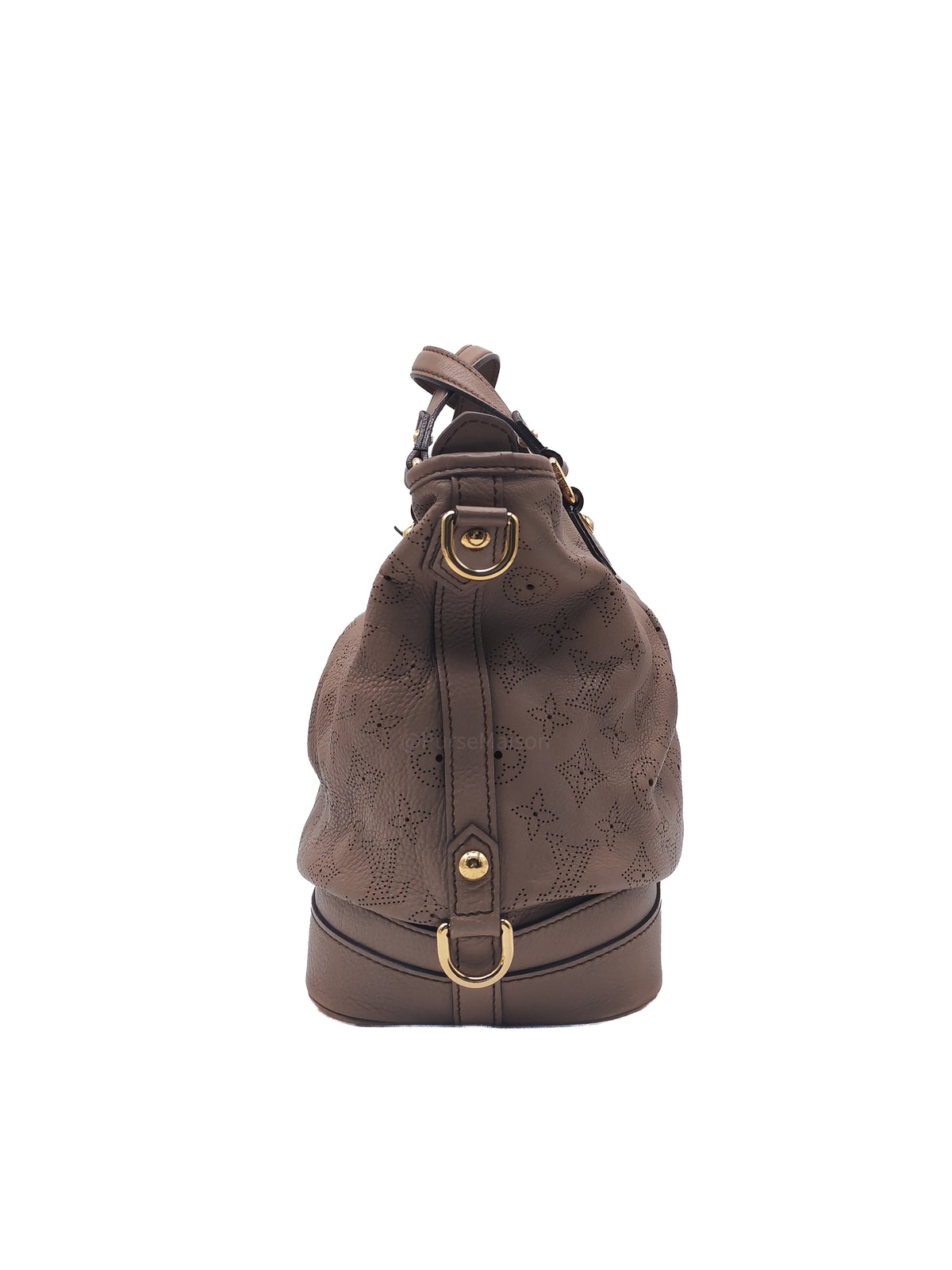 Louis Vuitton Stellar PM Bag in Monogram Mahina Leather and Gold Hardware