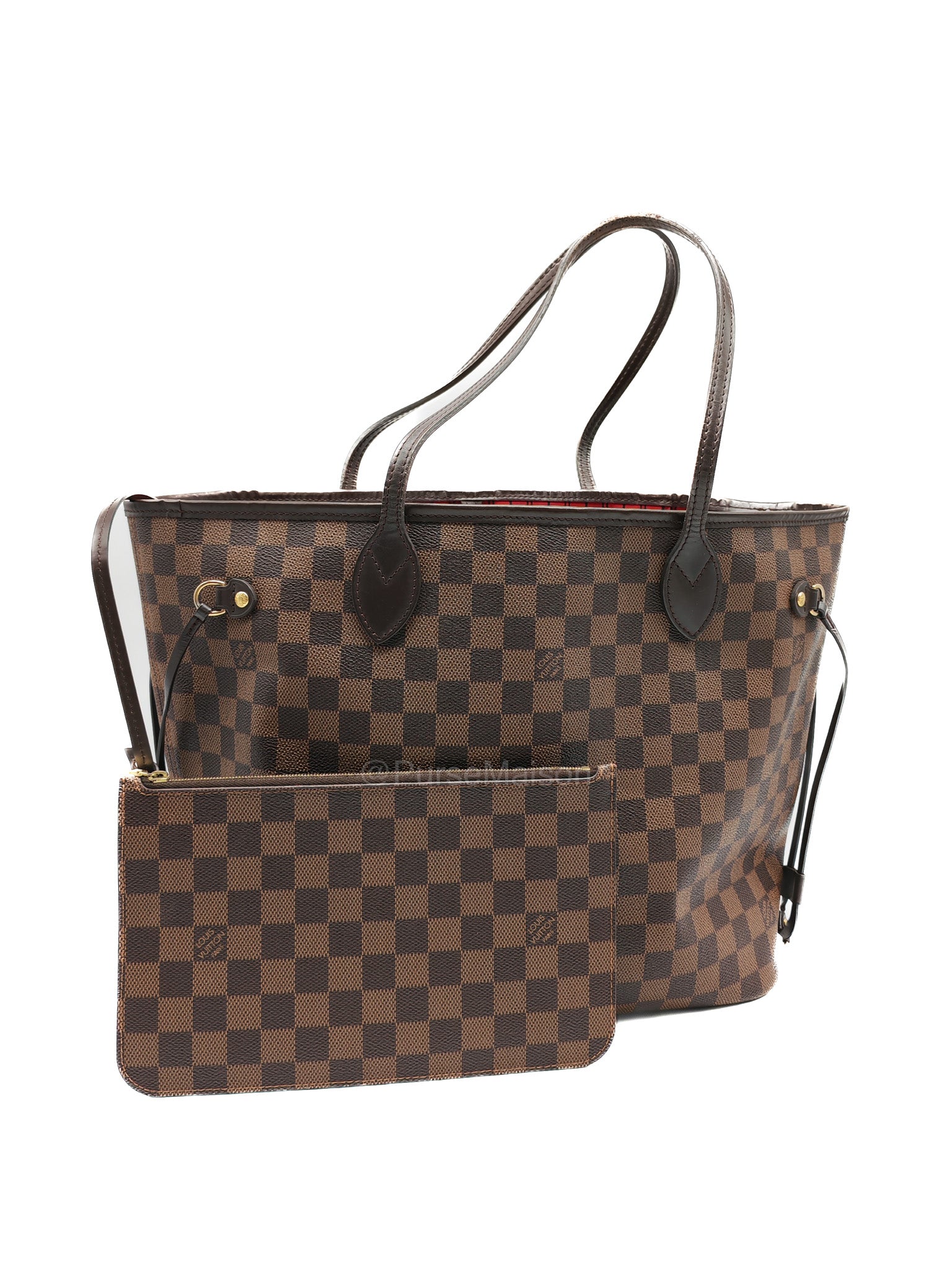 Louis Vuitton Neverfull MM in Damier Ebene Canvas (Date Code: AR4185)