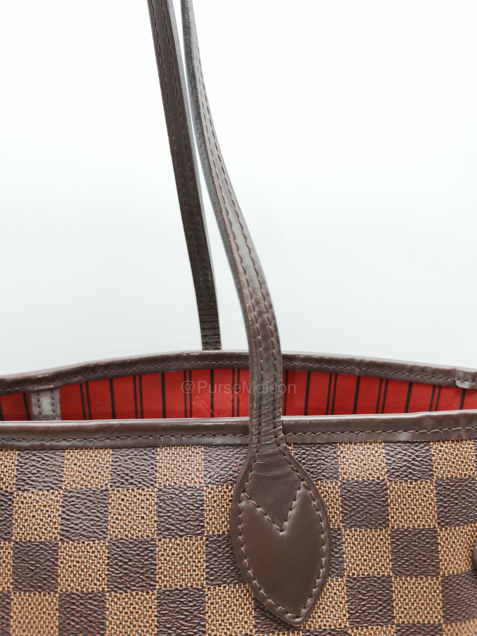 Louis Vuitton Neverfull MM in Damier Ebene Canvas (Date Code: AR4185)