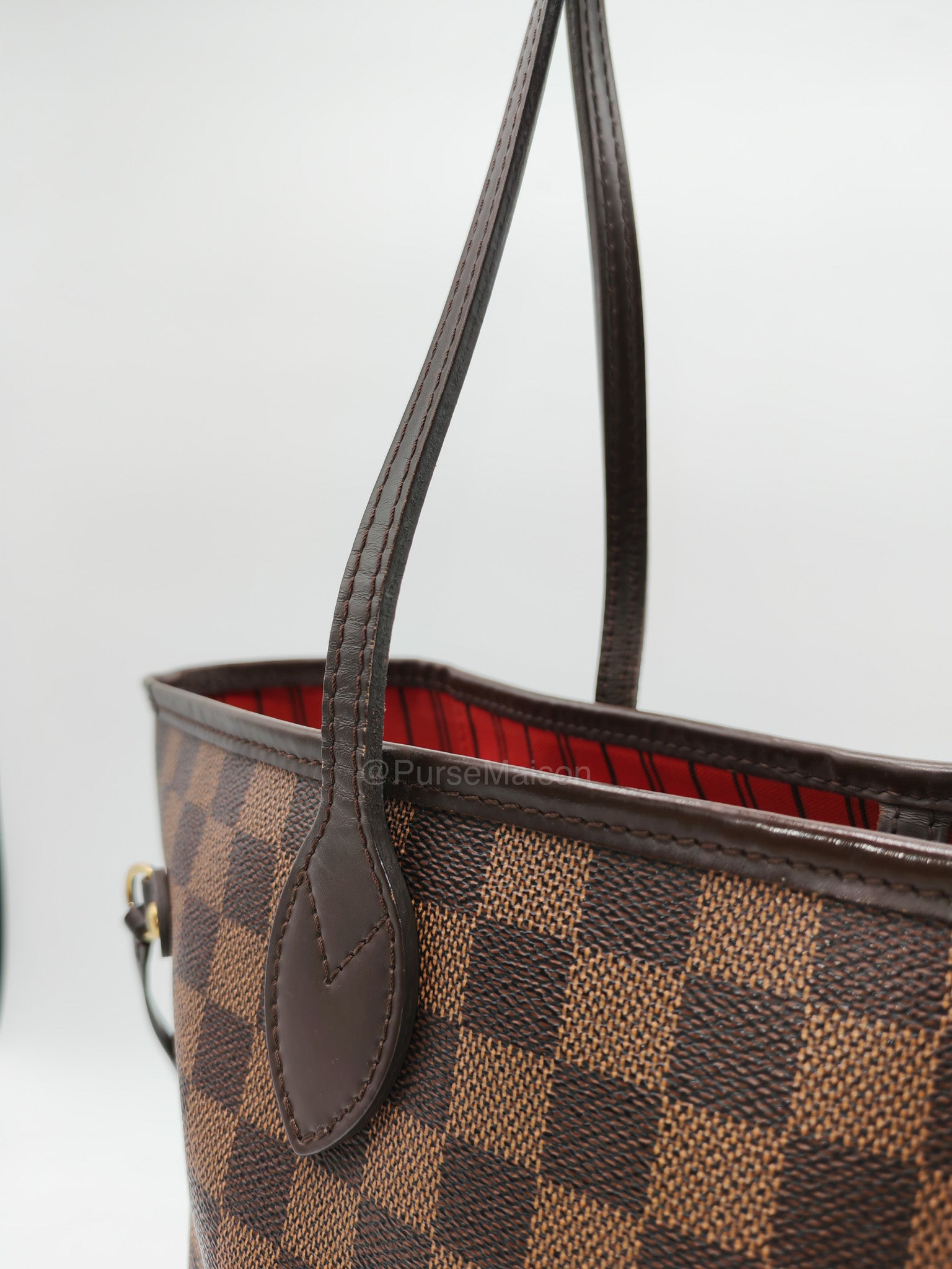 Louis Vuitton Neverfull MM in Damier Ebene Canvas (Date Code: AR4185)