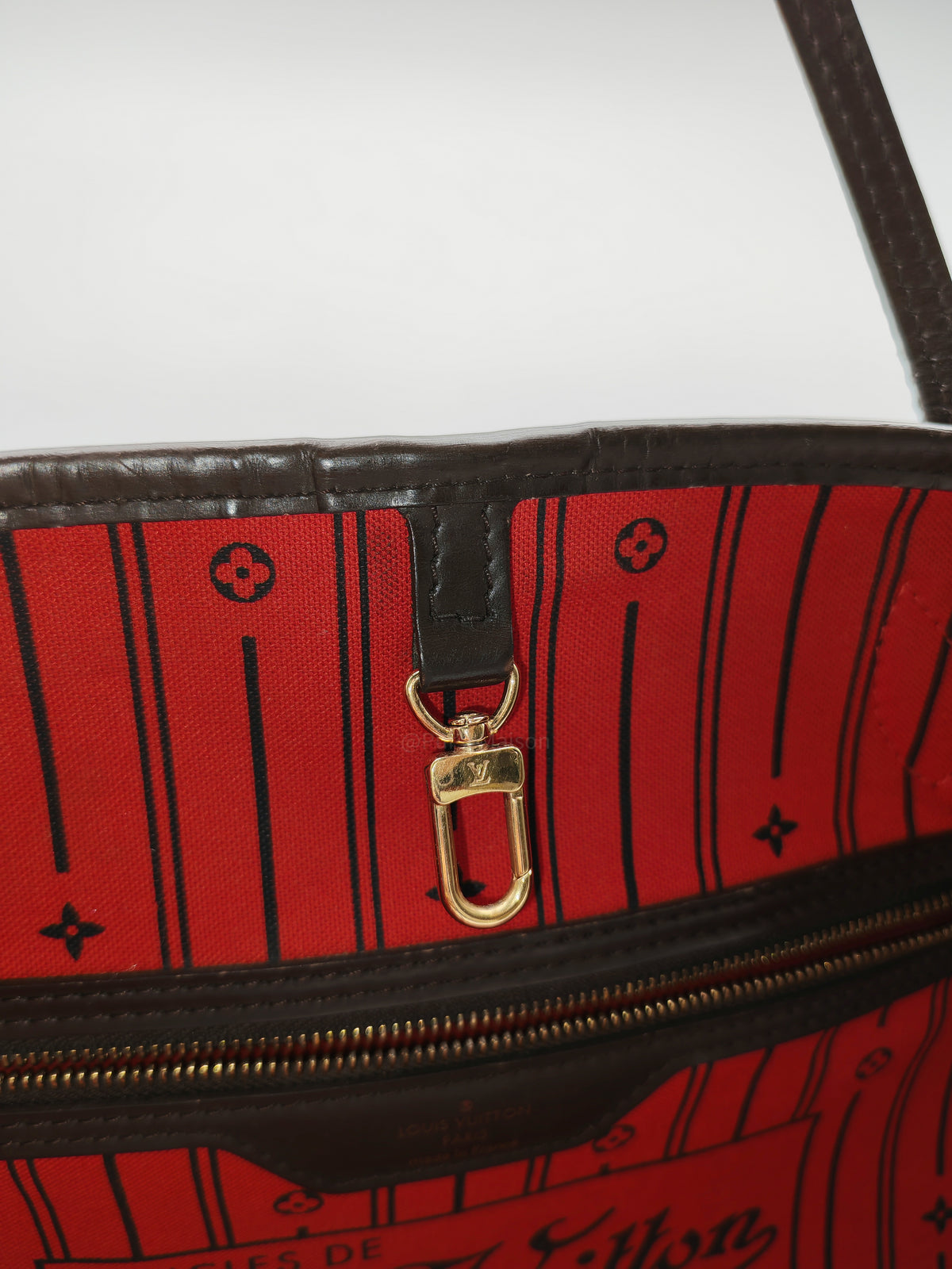 Louis Vuitton Neverfull GM in Damier Ebene Canvas and Gold Hardware (Datecode: TH3079)
