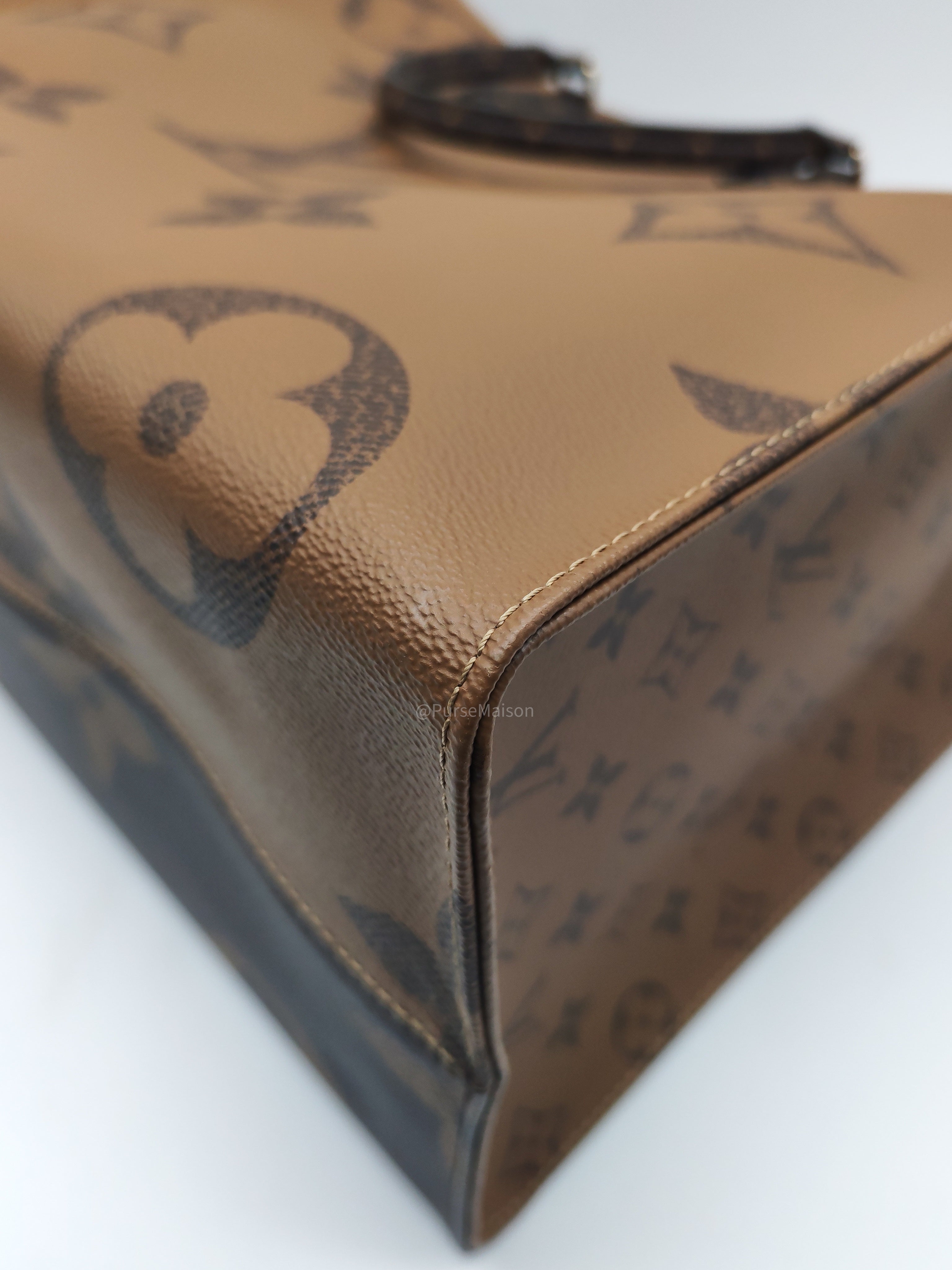 Louis Vuitton OntheGO (OTG) GM in Reverse Monogram Canvas and Gold Hardware (Datecode: TJ4169)
