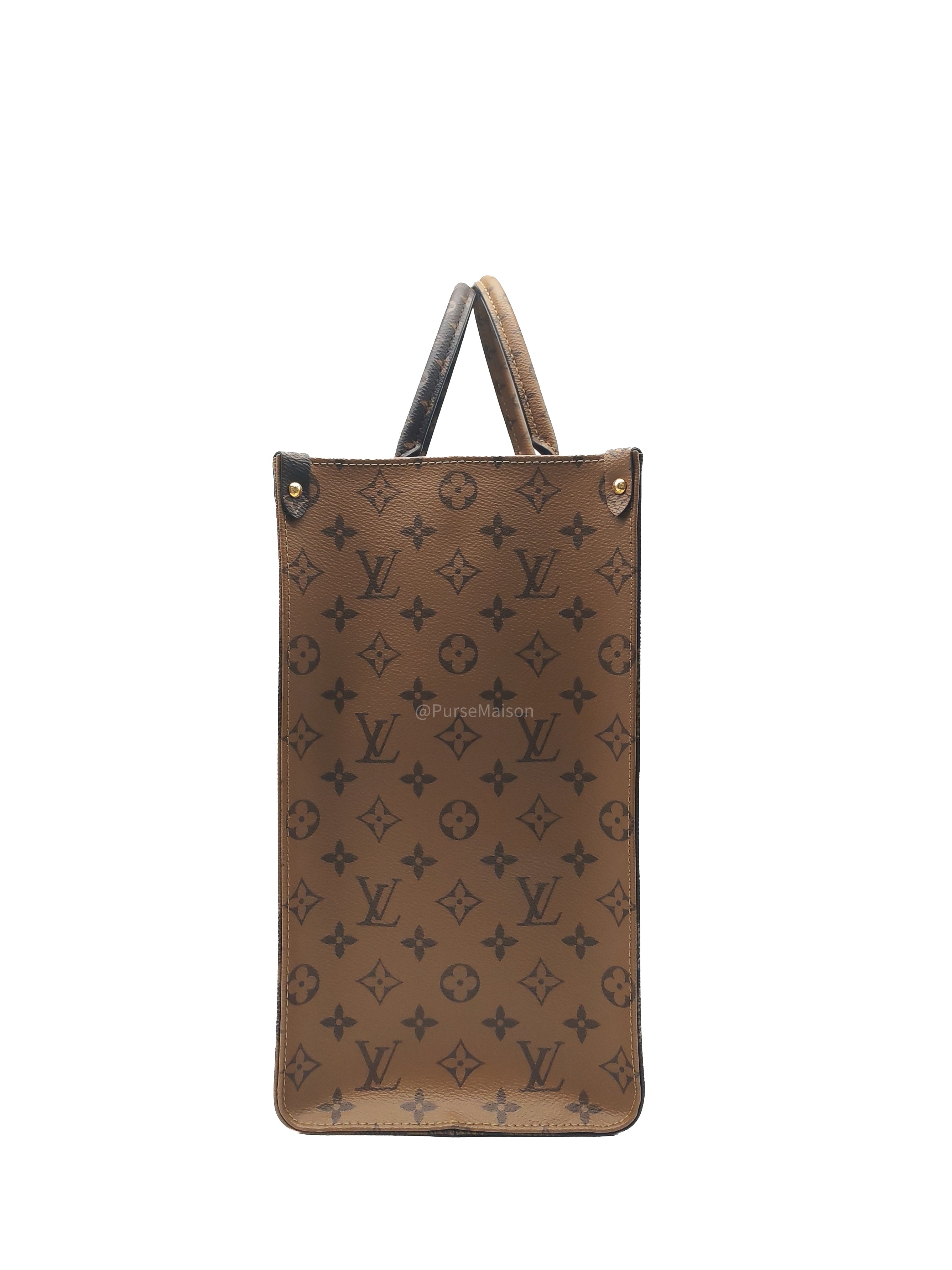 Louis Vuitton OntheGO (OTG) GM in Reverse Monogram Canvas and Gold Hardware (Datecode: TJ4169)