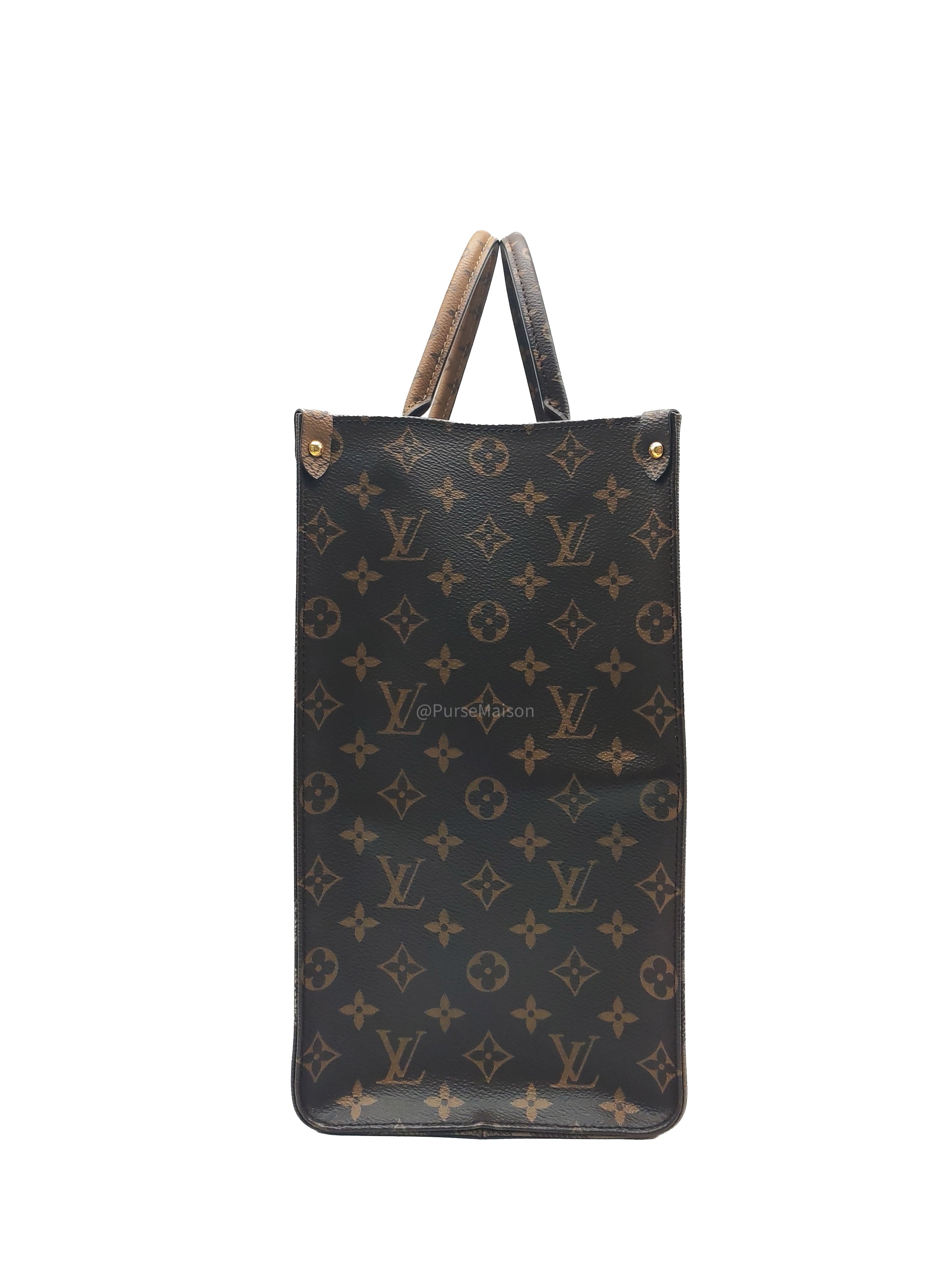 Louis Vuitton OntheGO (OTG) GM in Reverse Monogram Canvas and Gold Hardware (Datecode: TJ4169)