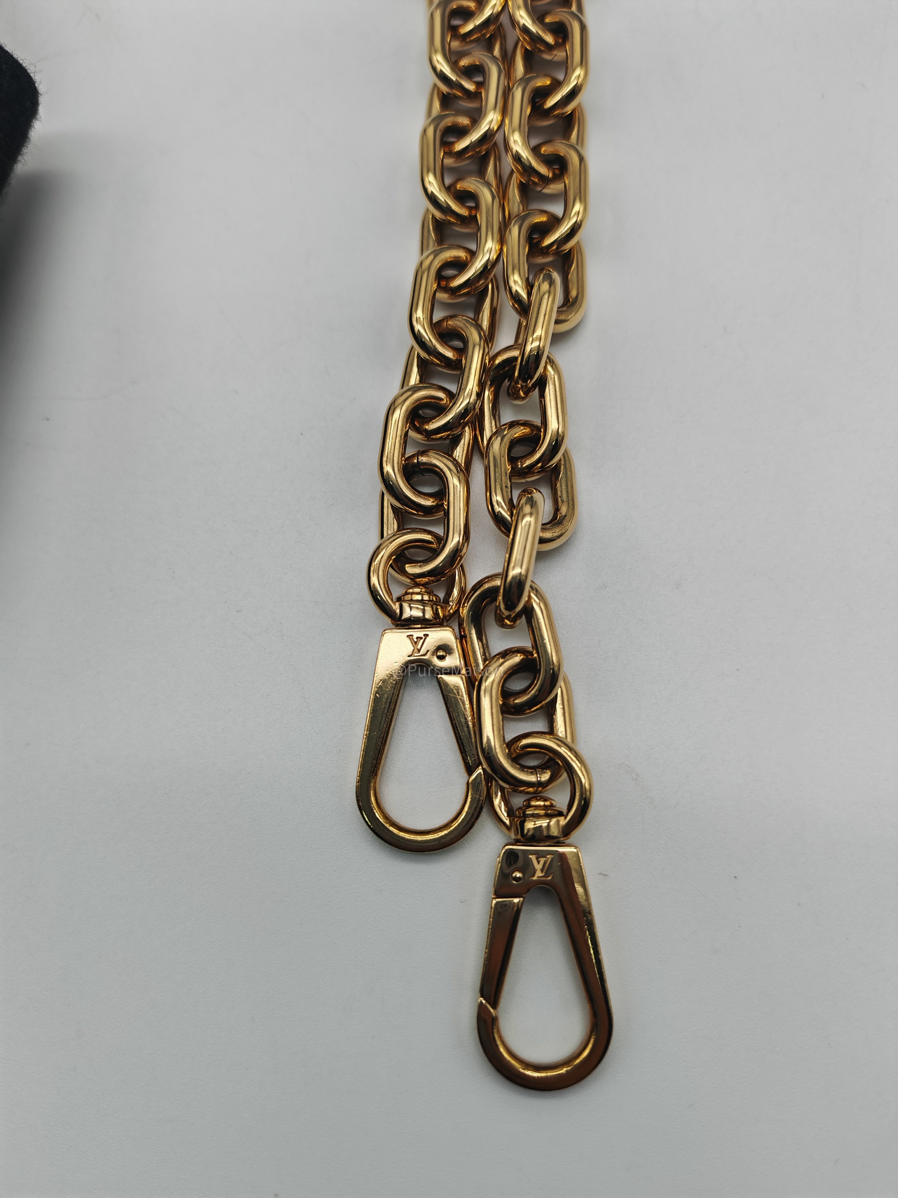 Louis Vuitton Bubblegram Over The Moon Shoulder Bag in Glacier Blue Calfskin Leather and Gold Hardware Microchip