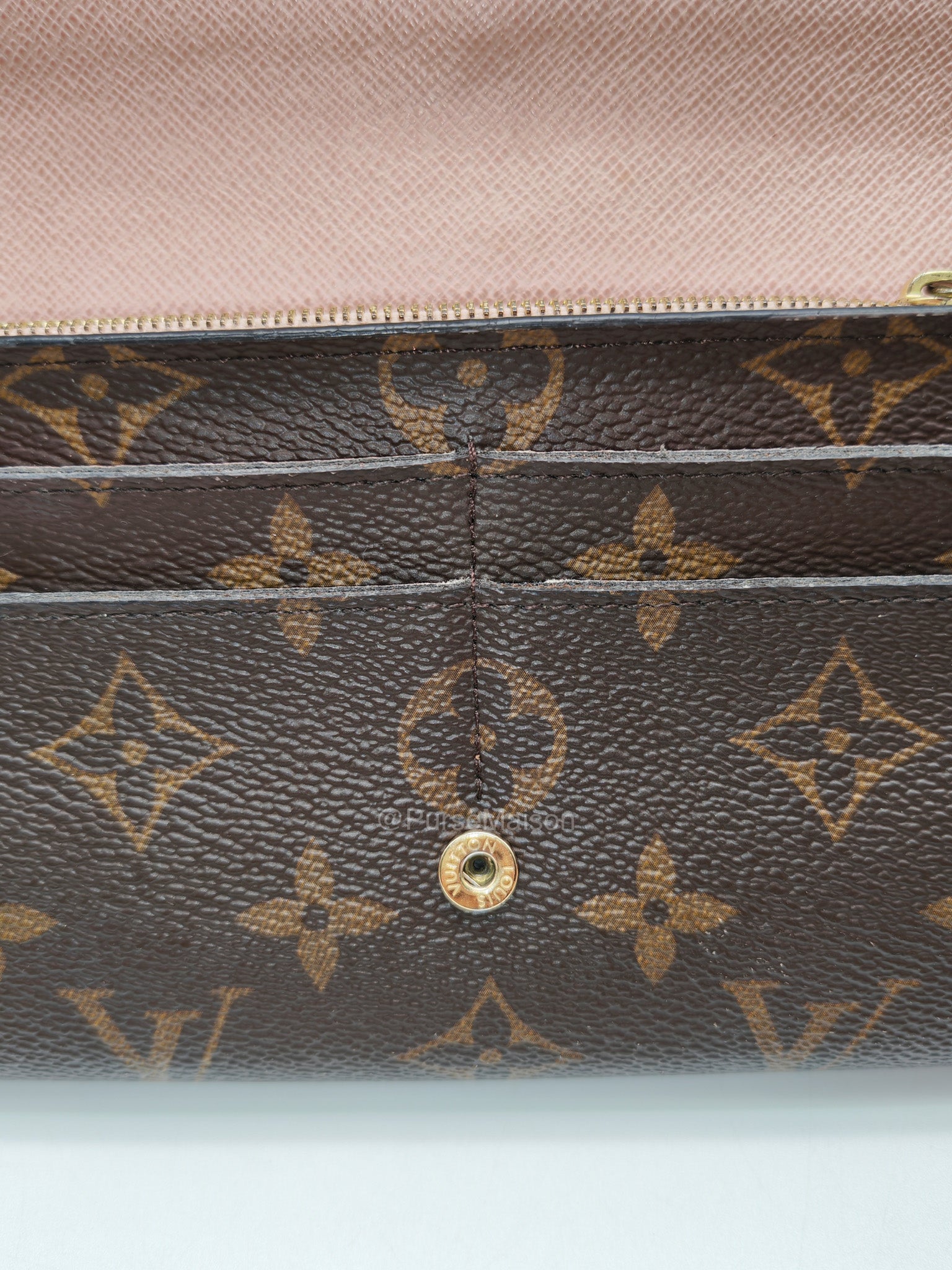 Louis Vuitton Sarah Wallet in Monogram Canvas (Datecode: CA1199)