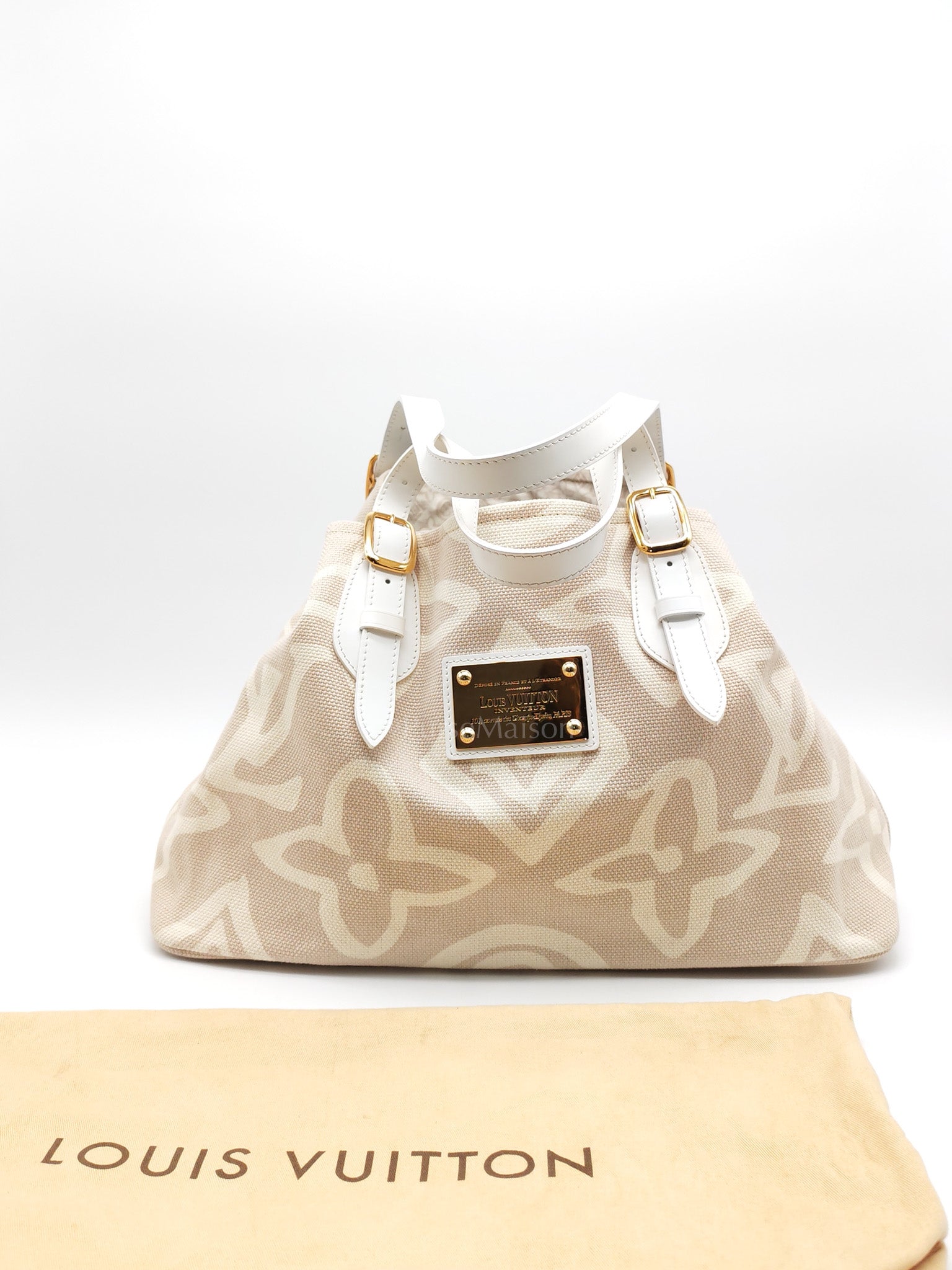 Louis Vuitton Monogram Tahitienne Cabas PM Tote Bag (Date Code: TH0038)