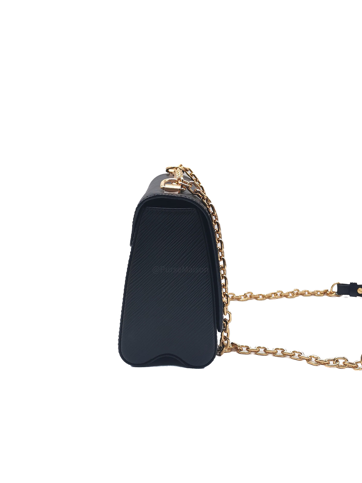 Louis Vuitton Twist Bag MM in Black Epi Leather Gold Hardware (Microchip)
