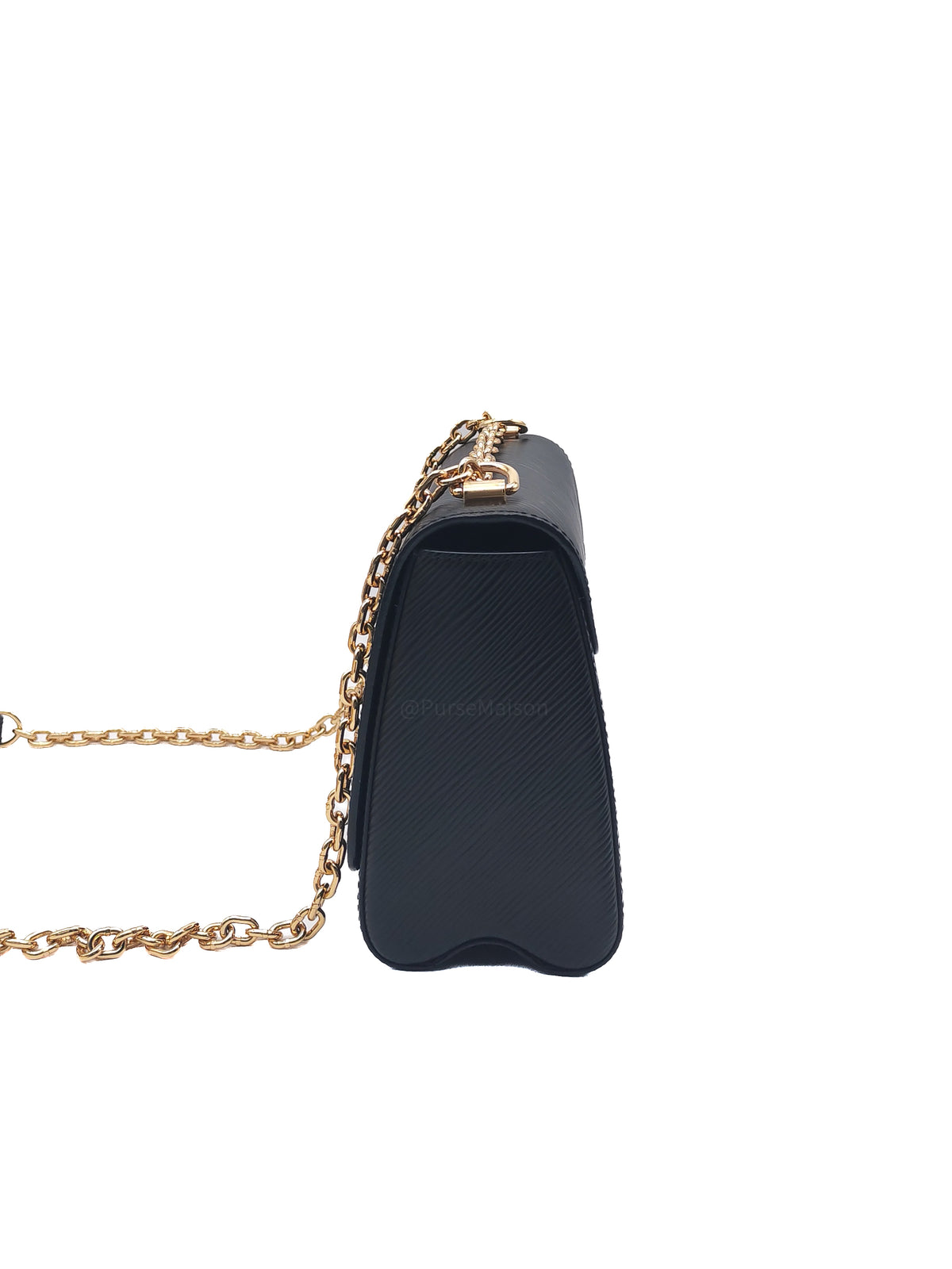 Louis Vuitton Twist Bag MM in Black Epi Leather Gold Hardware (Microchip)