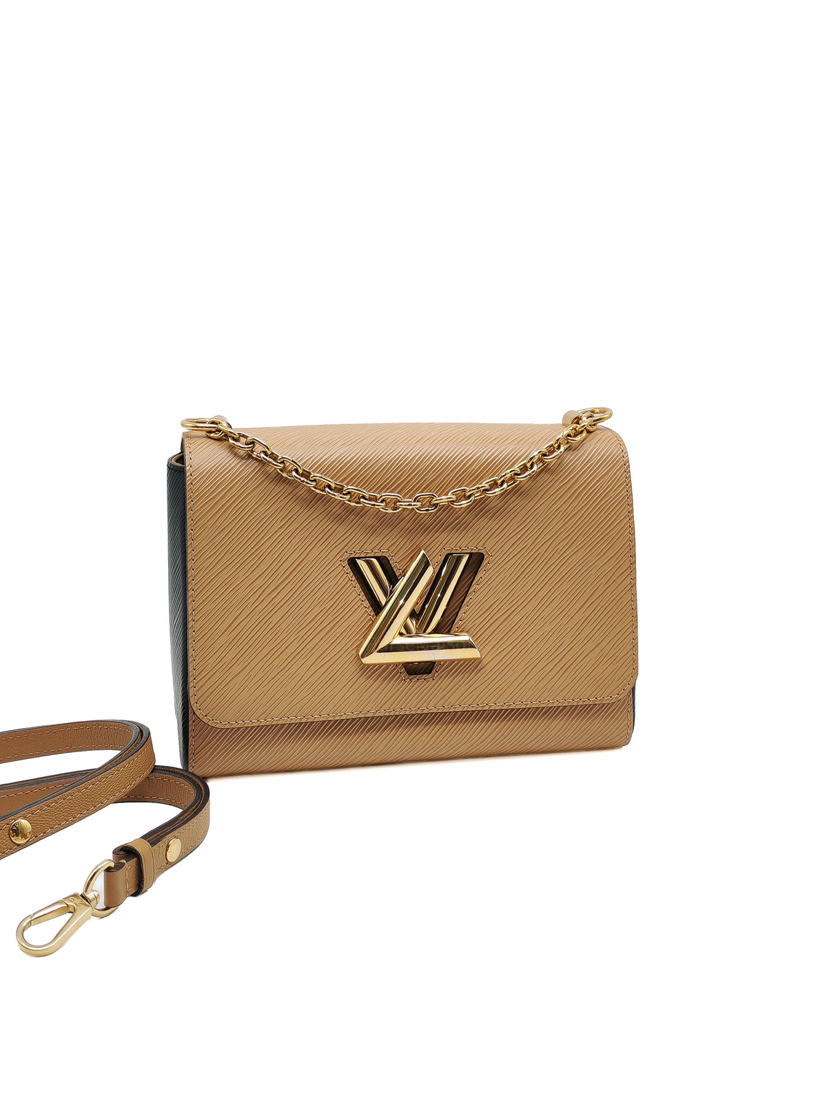 Louis Vuitton Twist MM in Camel Epi Leather and Gold Hardware (Datecode: SR4178)
