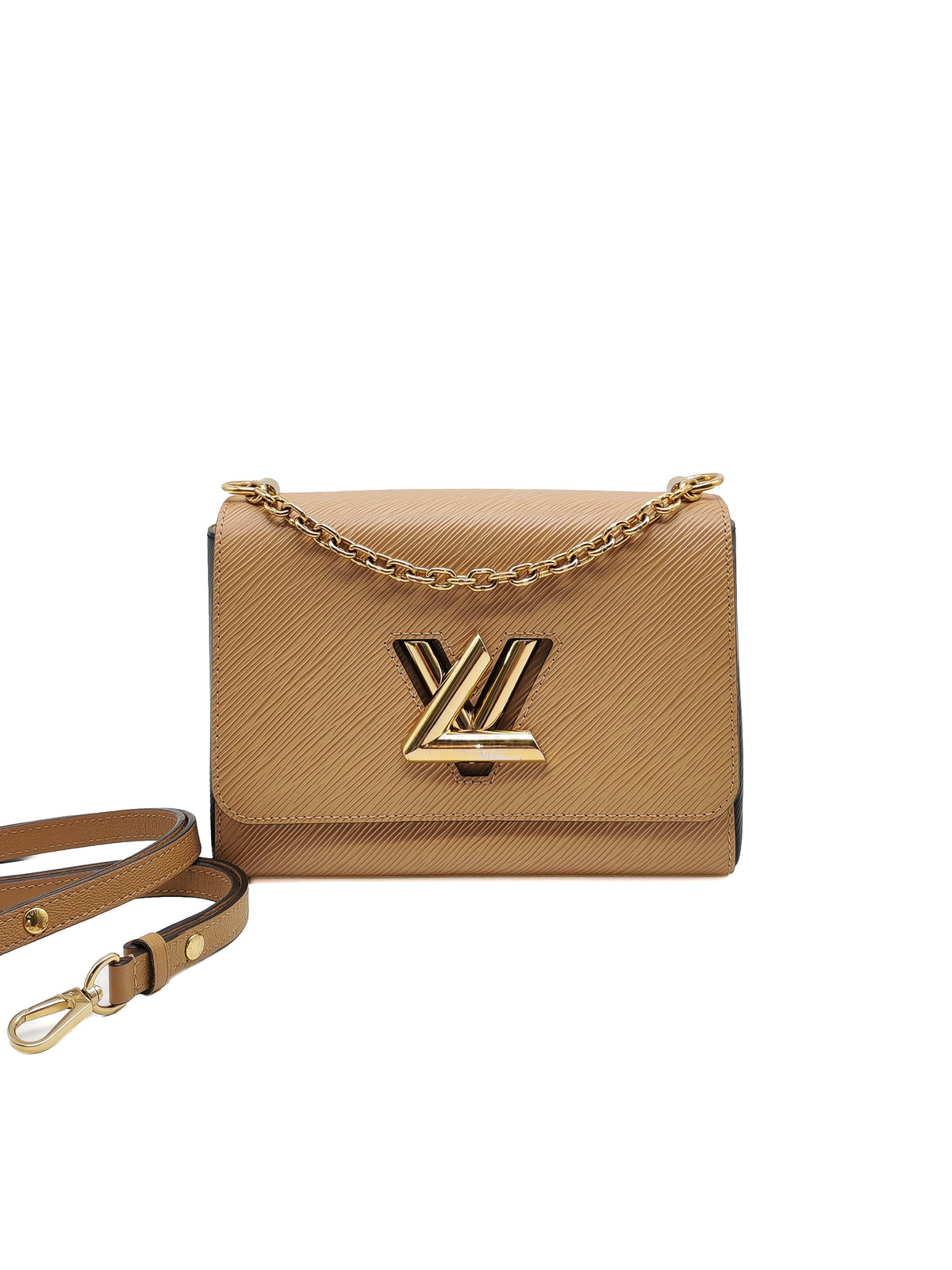 Louis Vuitton Twist MM in Camel Epi Leather and Gold Hardware (Datecode: SR4178)