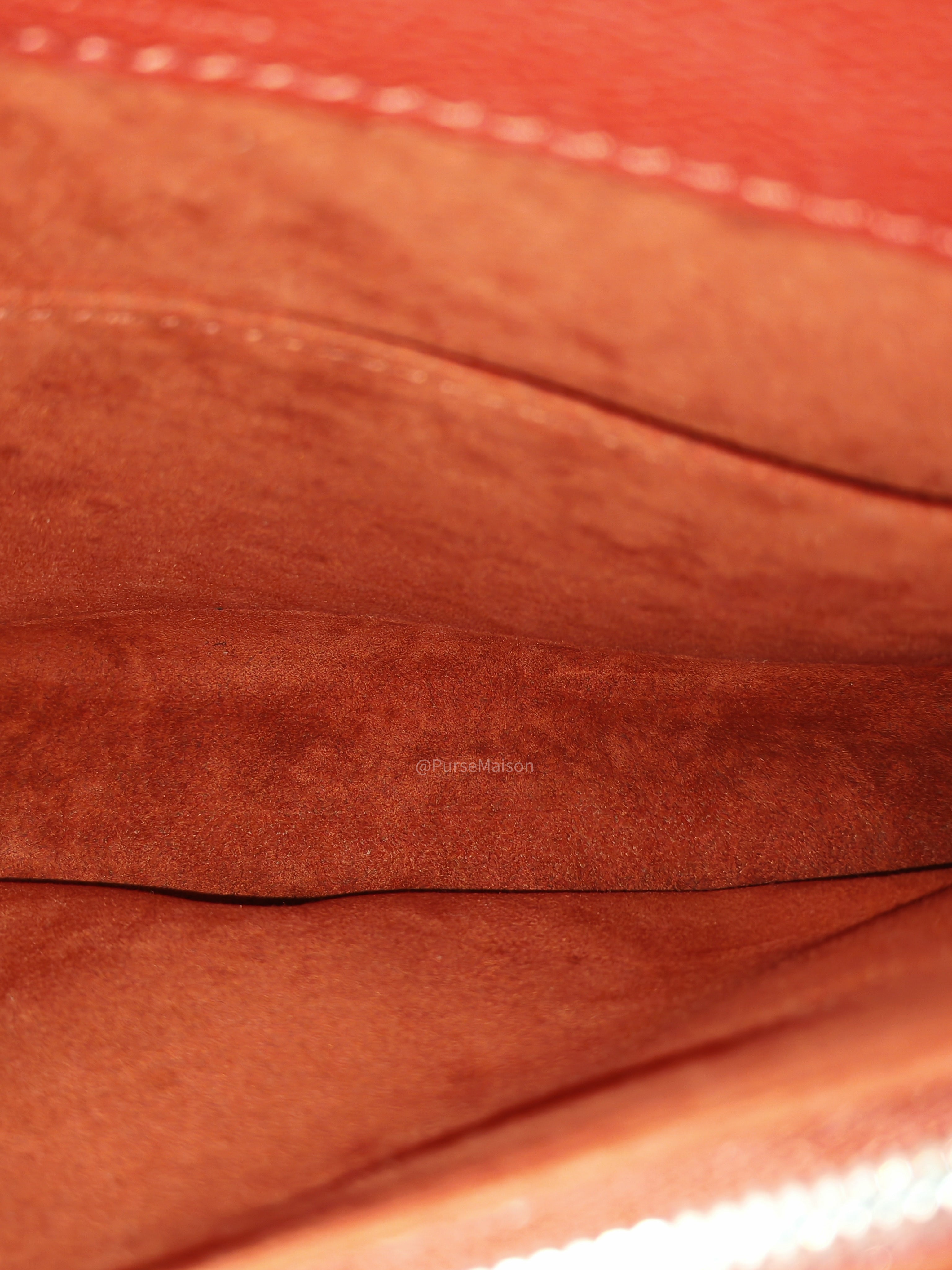 Louis Vuitton Very One Handle Bag in Red Rubis Monogram Leather and Silver Hardware (Datecode: AH2138)