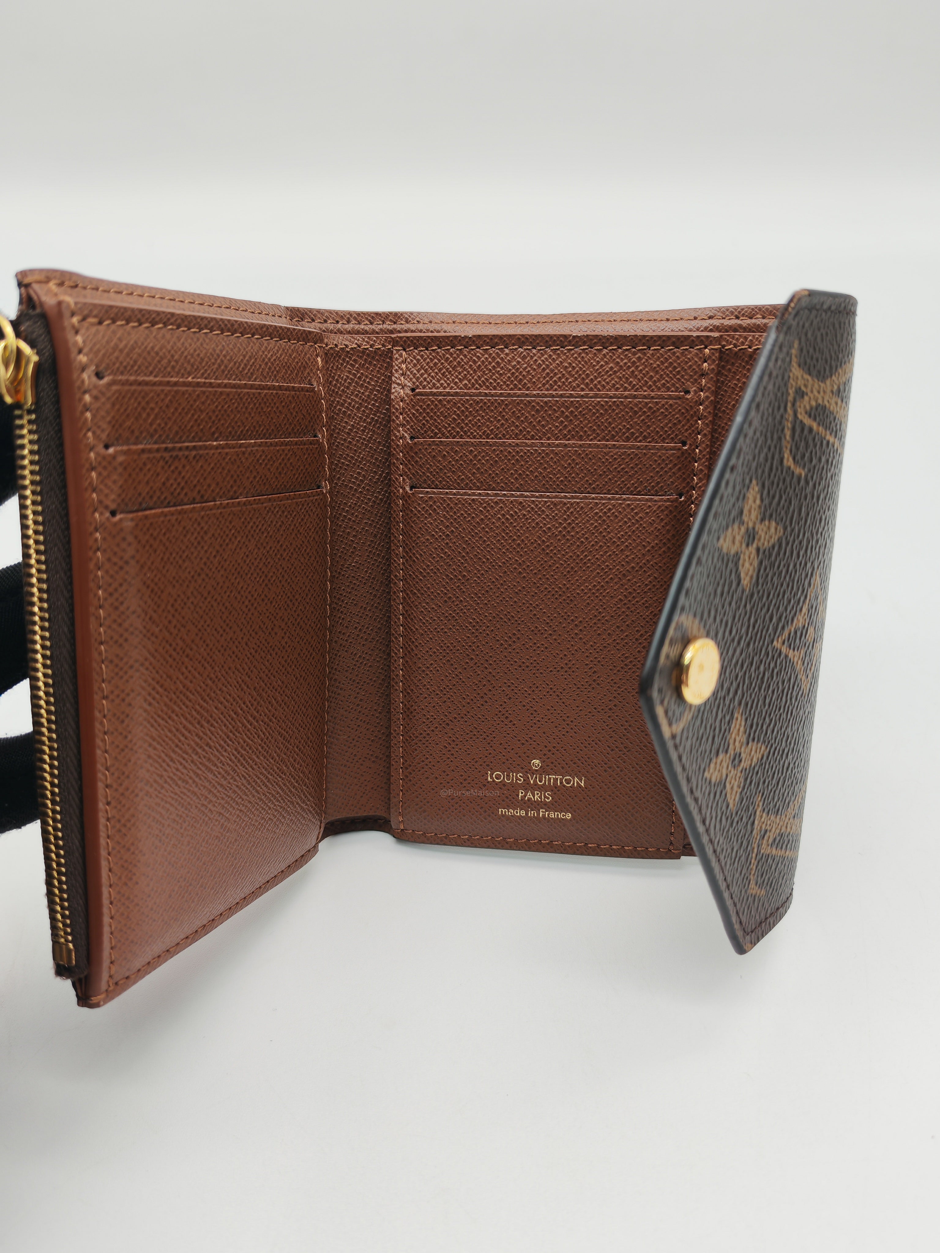 Louis Vuitton Victorine Wallet in Monogram Canvas (Microchip)