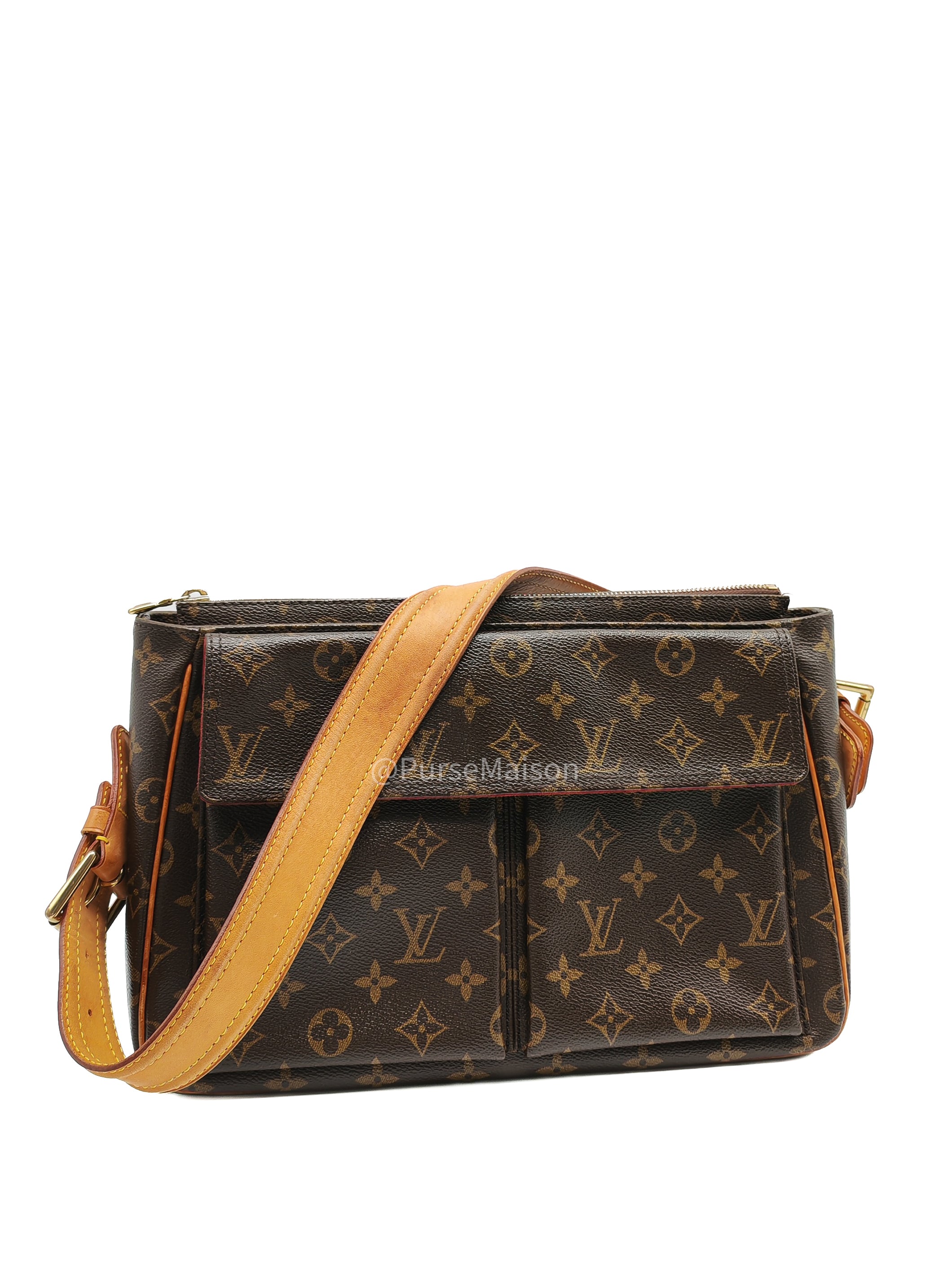 Louis Vuitton Viva-Cite GM in Monogram Canvas and Gold Hardware (Datecode: AR0045)