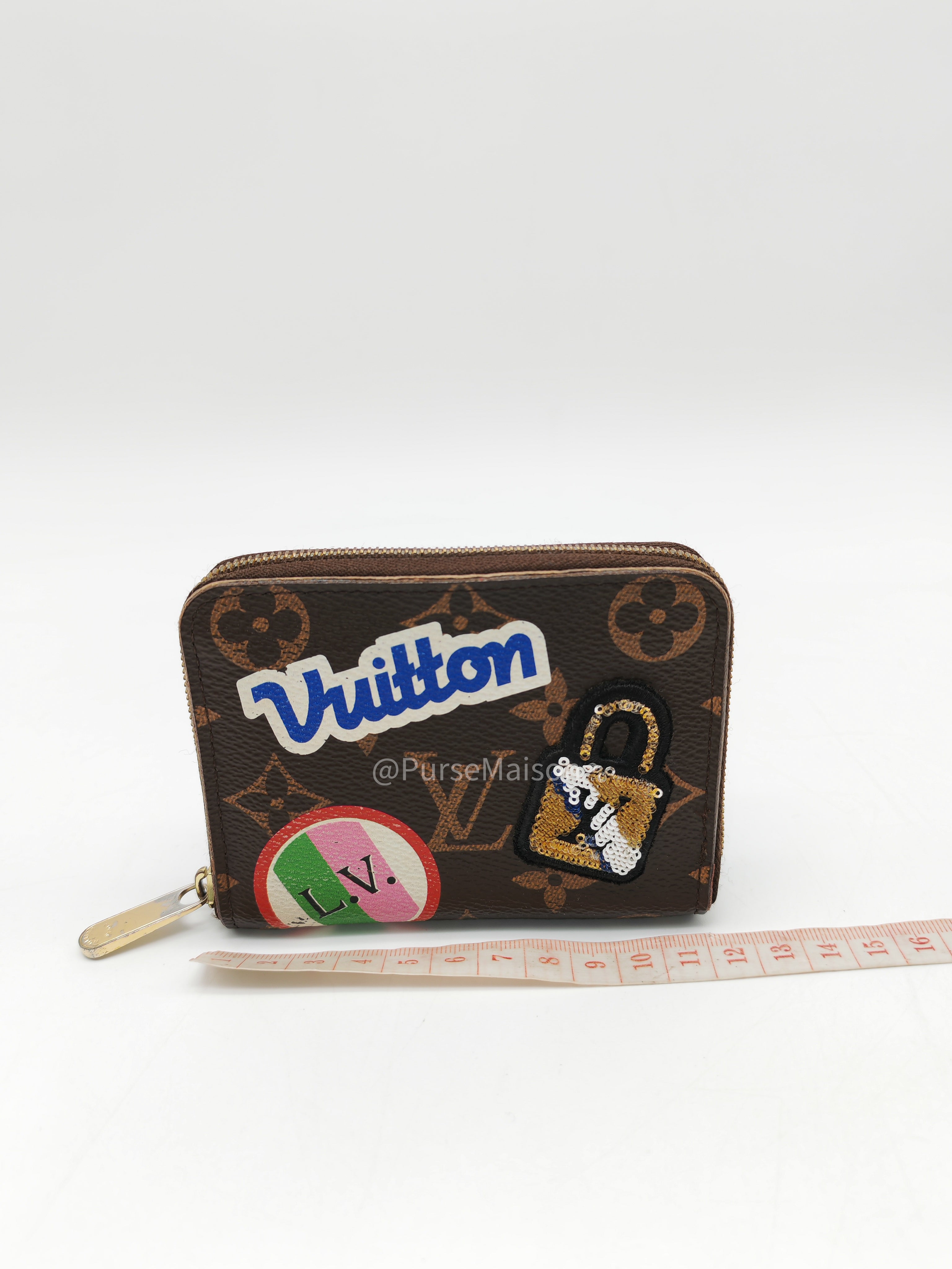 Louis Vuitton Zippy Coin Purse in Monogram Patches Collection Canvas