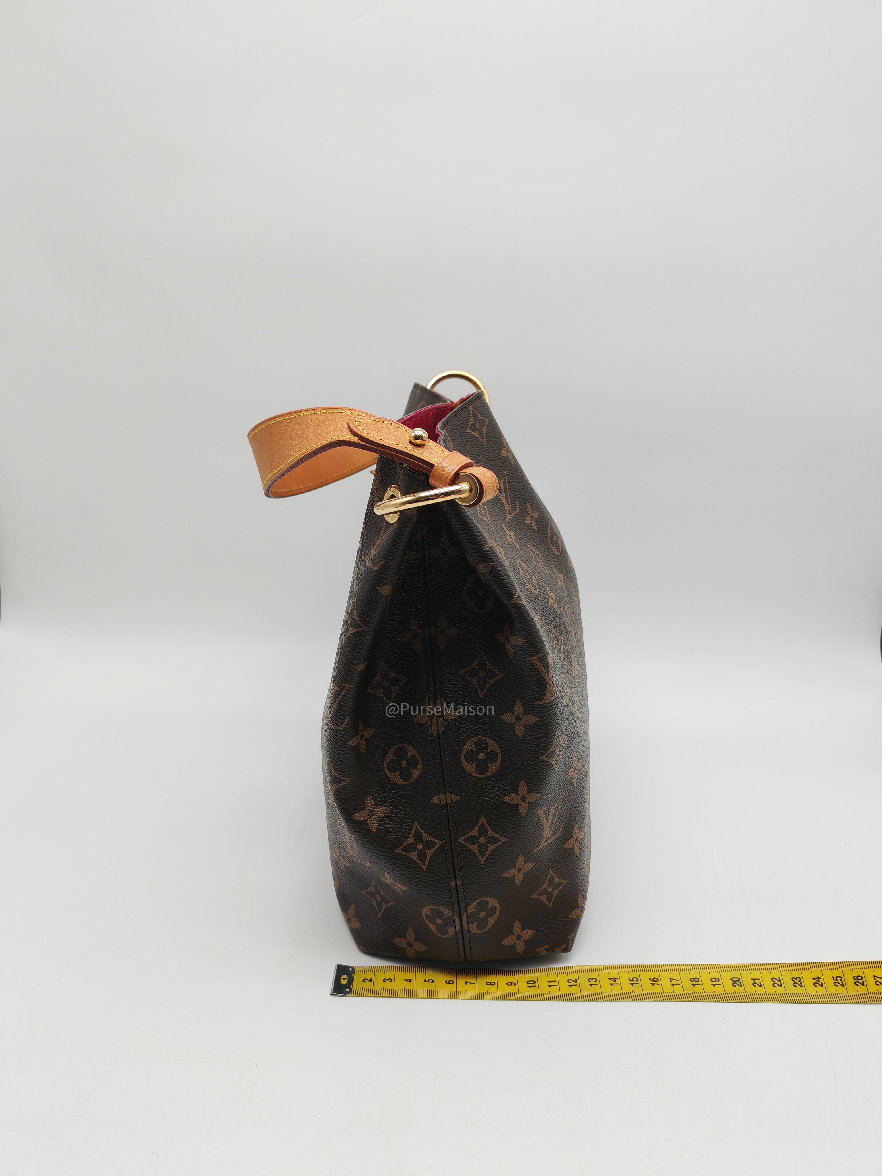 Louis Vuitton Graceful Hobo Bag PM in Monogram Canvas (Date code: MI0128)