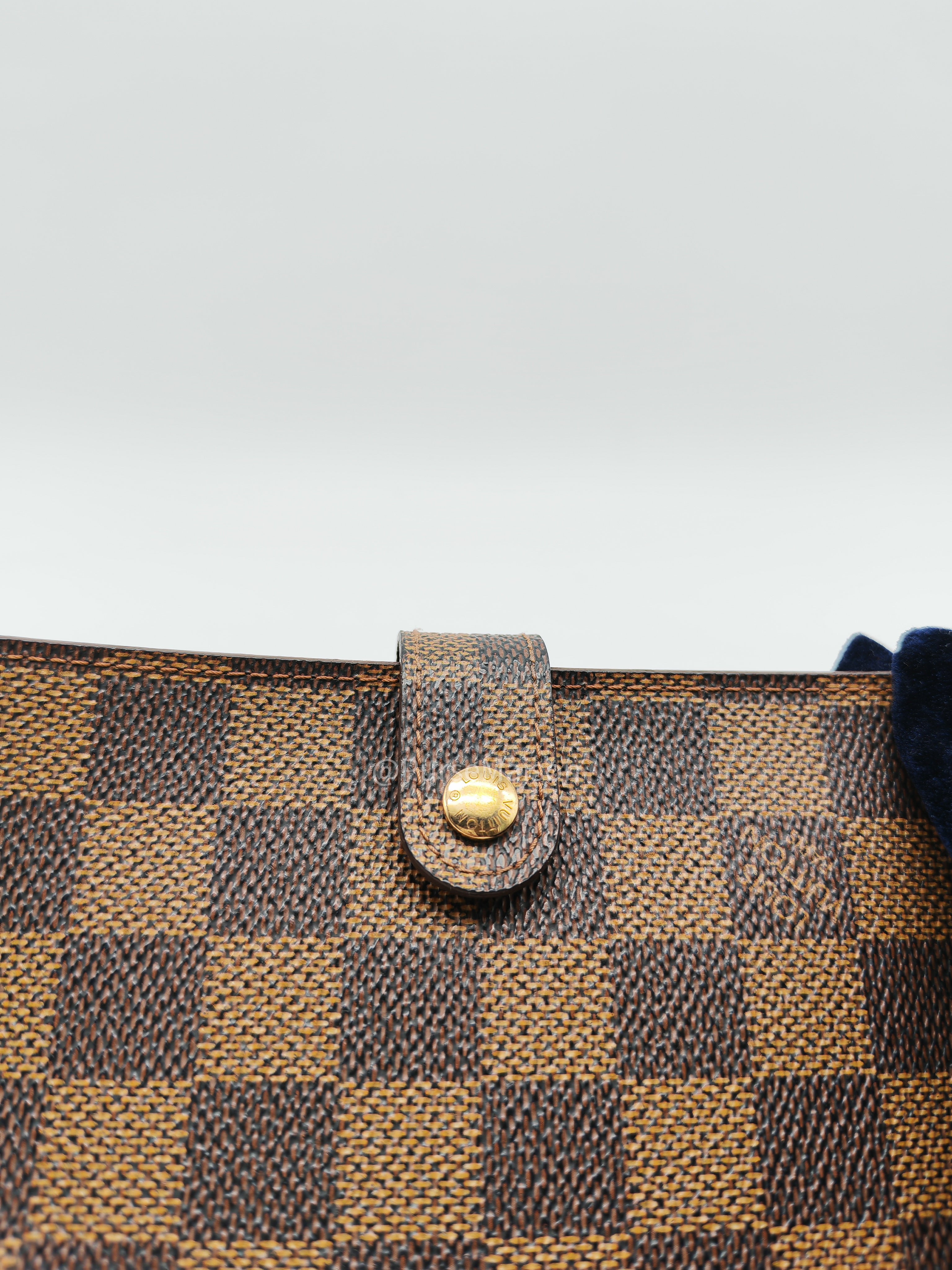 Louis Vuitton Small Ring Agenda Cove PM Damier Ebene Canvas (Date Code: CA0978)