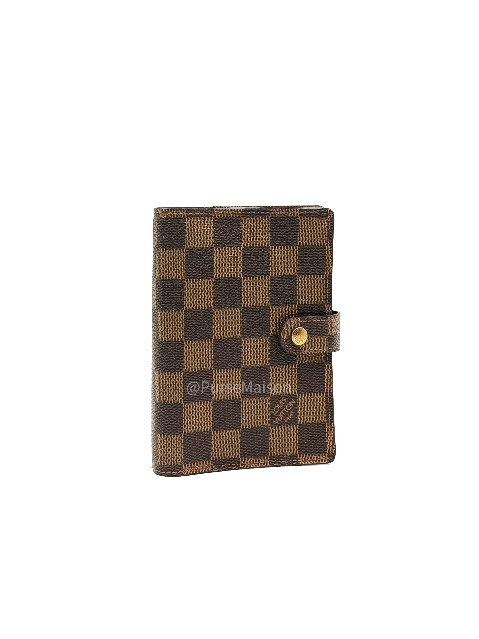 Louis Vuitton Small Ring Agenda Cove PM Damier Ebene Canvas (Date Code: CA0978)