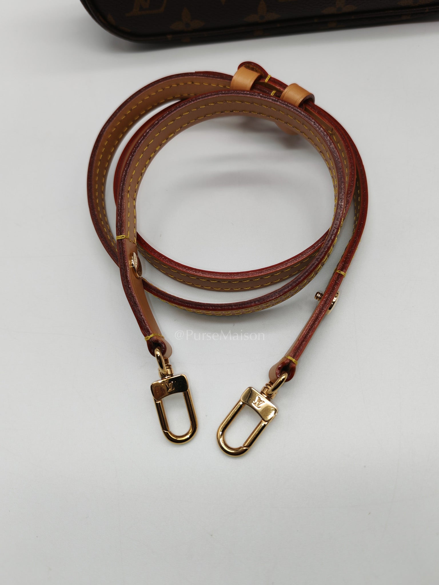 Ivy Wallet On Chain in Monogram Canvas Shoulder Bag (Microchip)