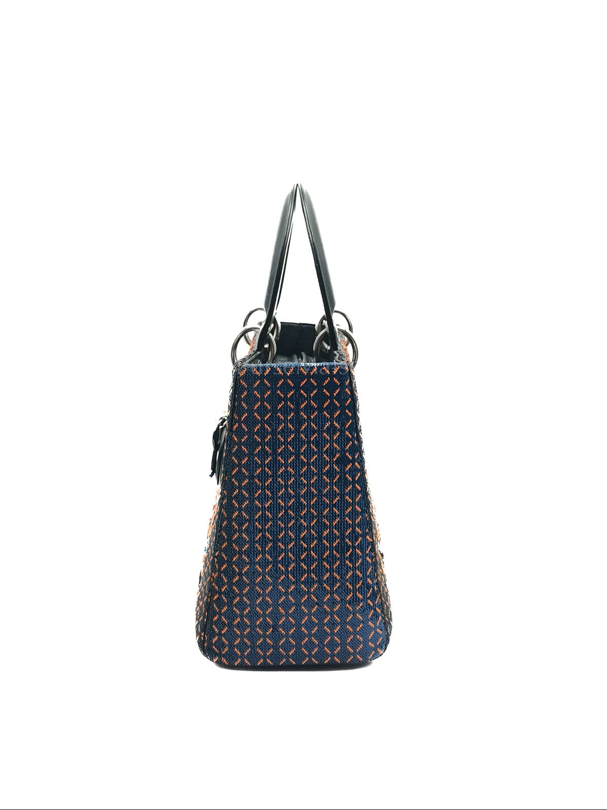 Lady Dior Medium Limited Edition Sequin-Embellished Shoulder Bag