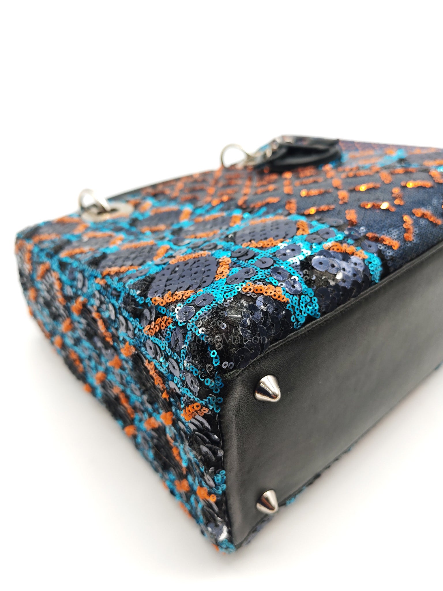 Lady Dior Medium Limited Edition Sequin-Embellished Shoulder Bag