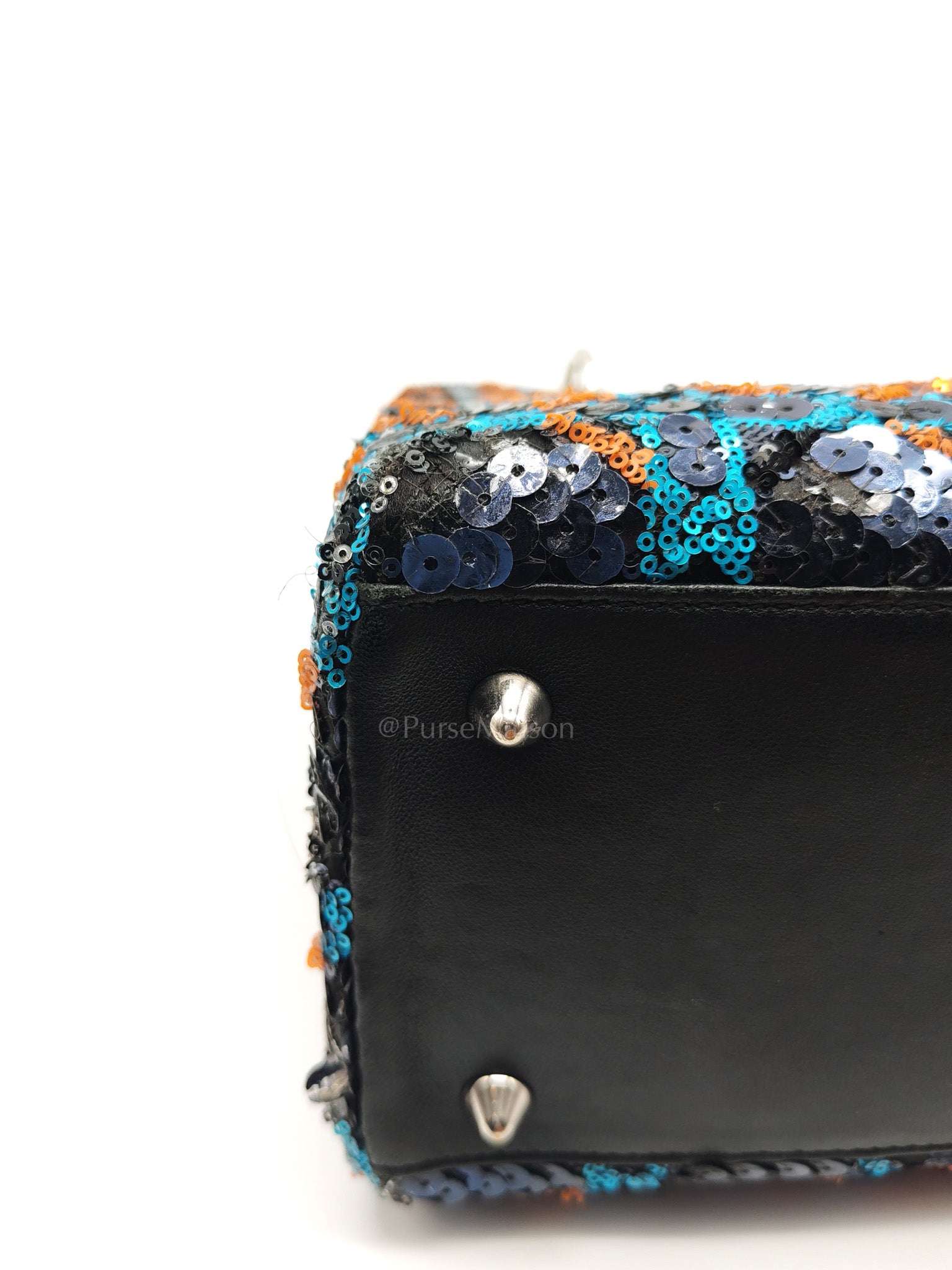 Lady Dior Medium Limited Edition Sequin-Embellished Shoulder Bag