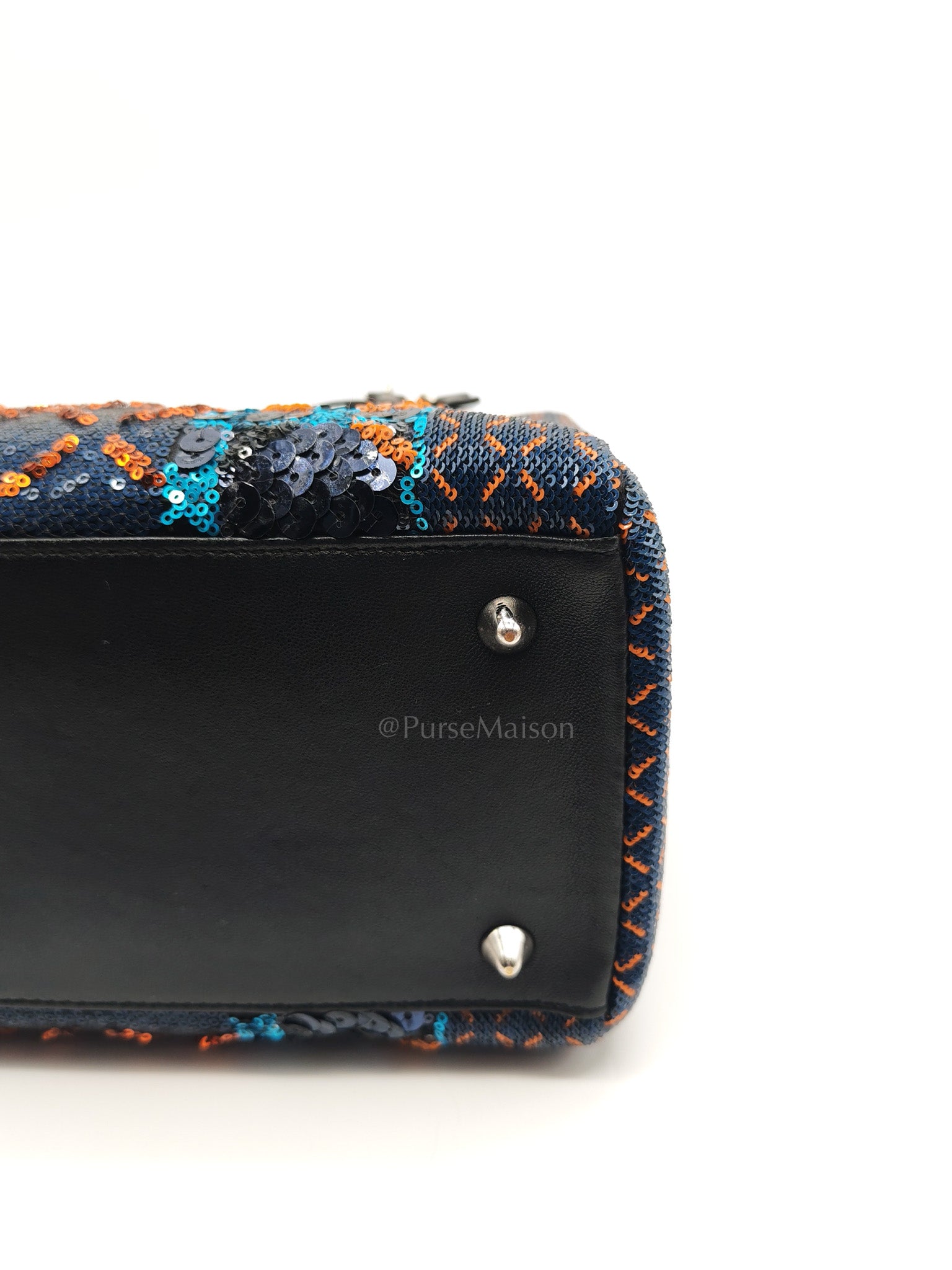 Lady Dior Medium Limited Edition Sequin-Embellished Shoulder Bag