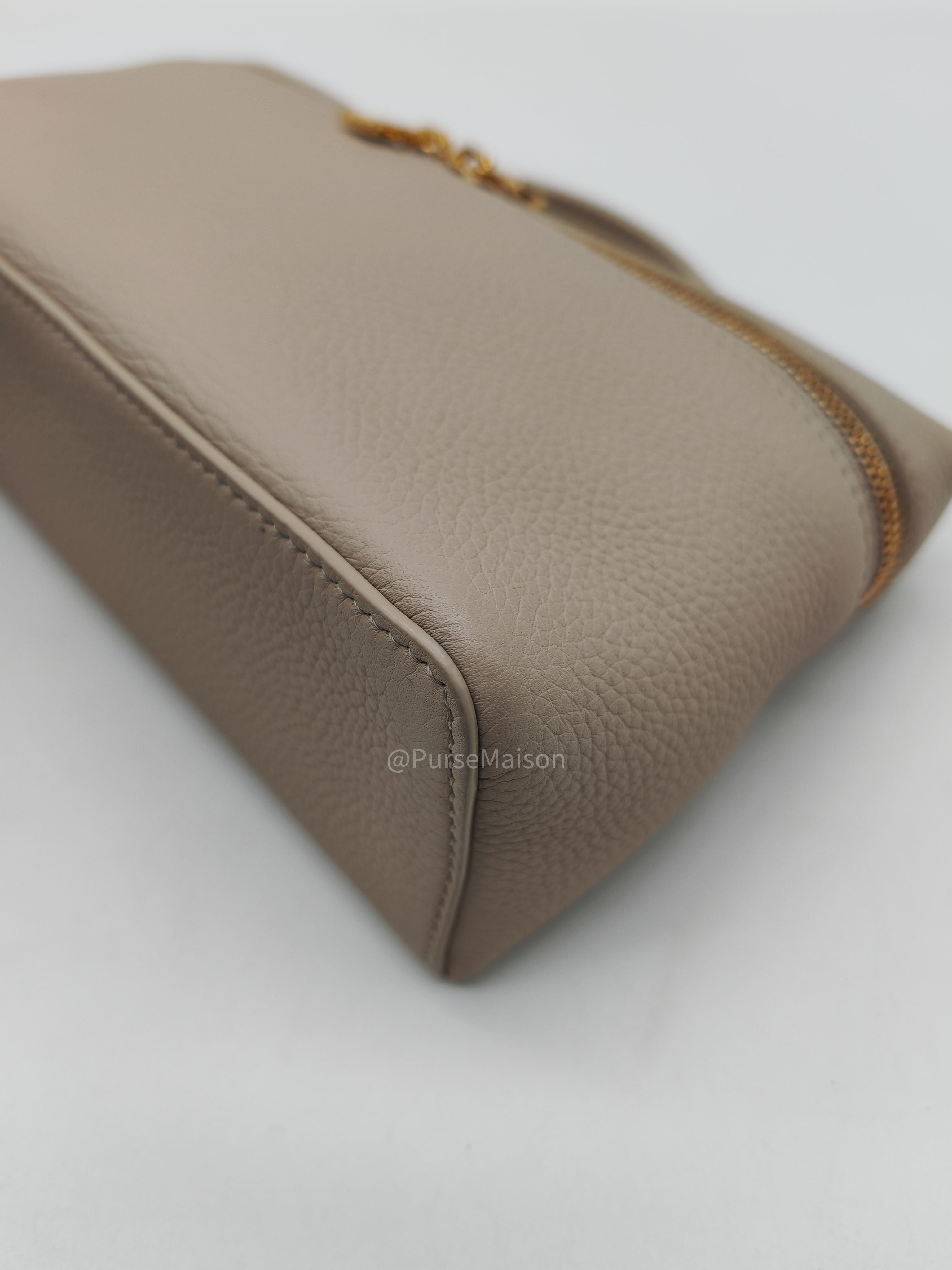 Loro Piana Extra Pocket L19 in Whisper White/Sun Gold Tender Calfskin Leather