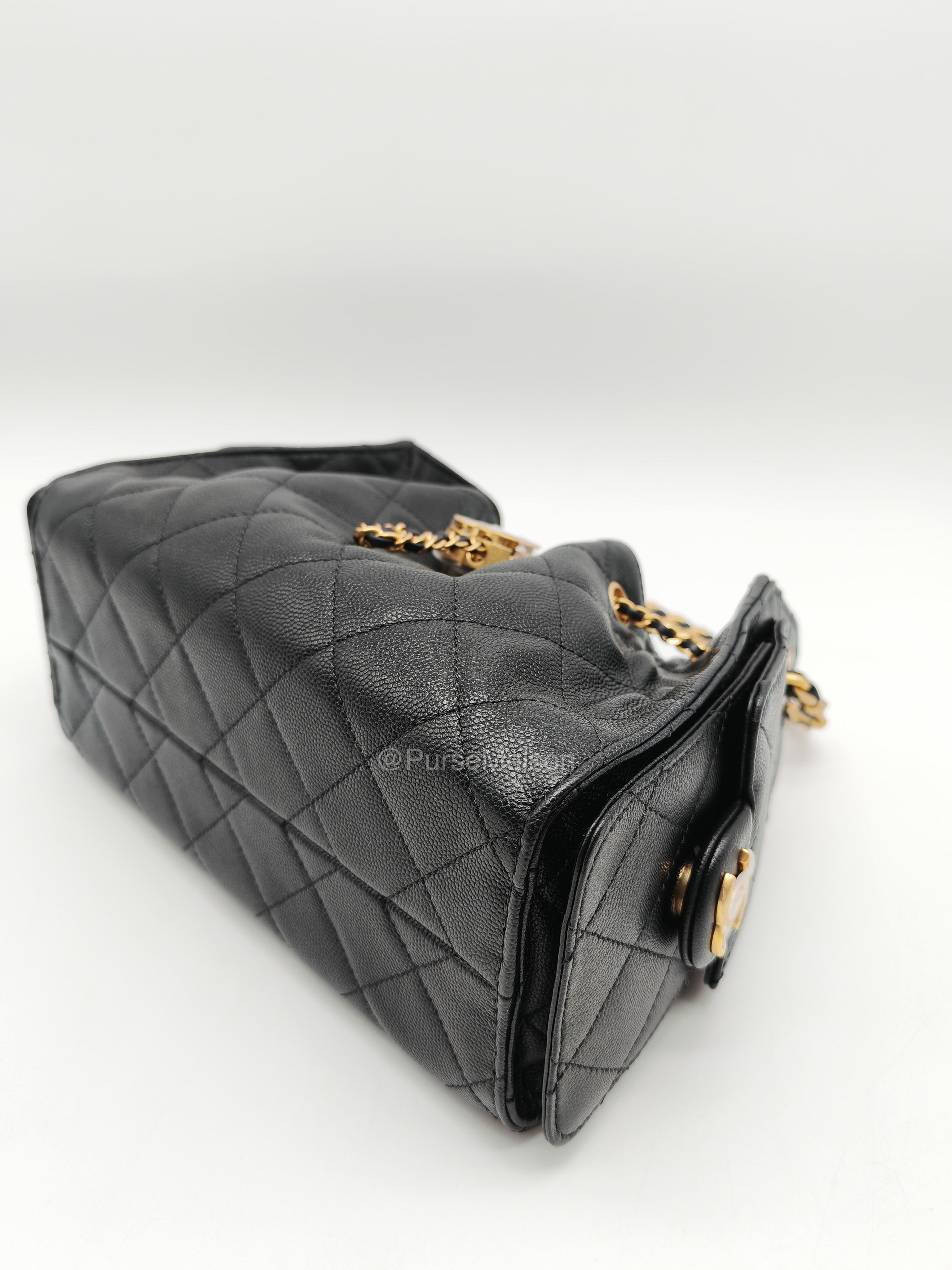 chanel 25 mini caviar bnew microchip (CXE487JE)