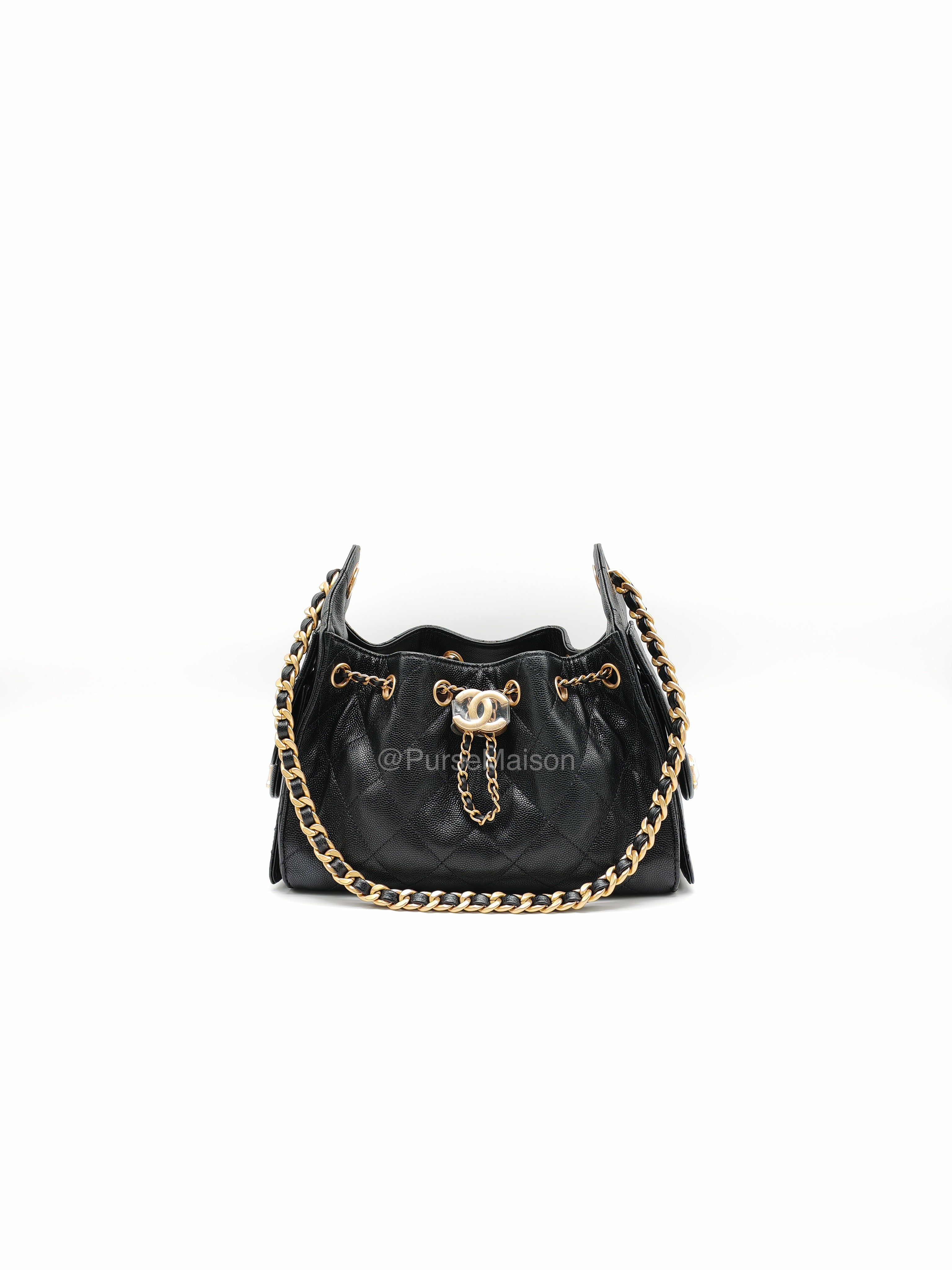 chanel 25 mini caviar bnew microchip (CXE487JE)