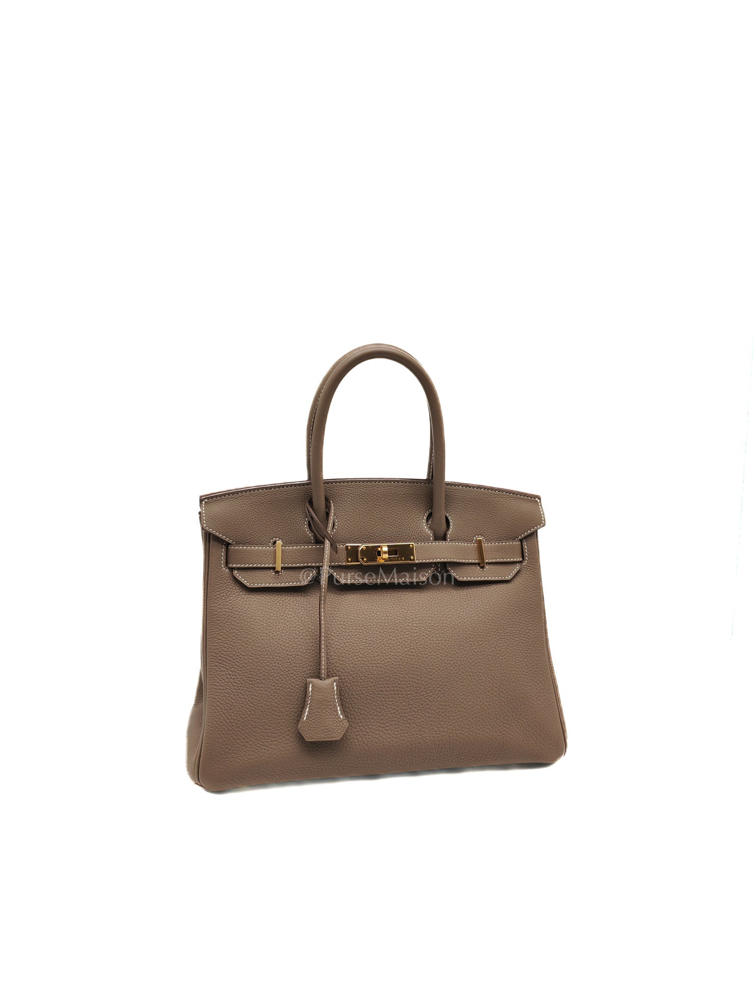 Birkin 30 in Etoupe Togo Leather & Gold Hardware Stamp A (2017)