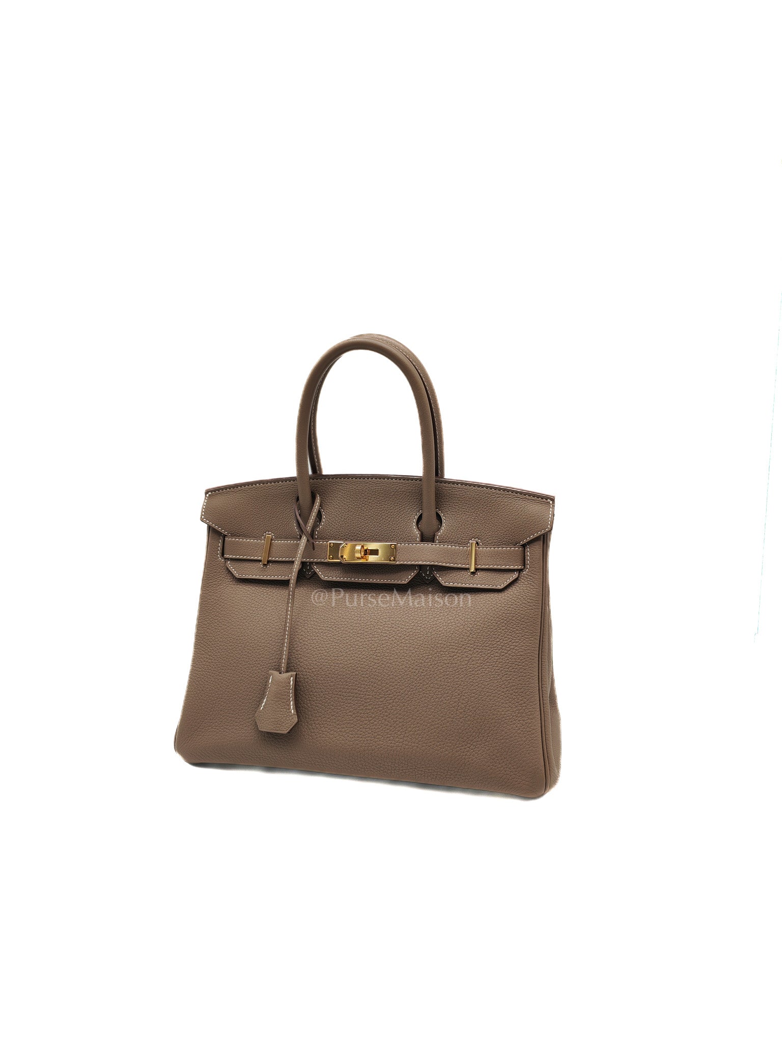 Birkin 30 in Etoupe Togo Leather & Gold Hardware Stamp A (2017)