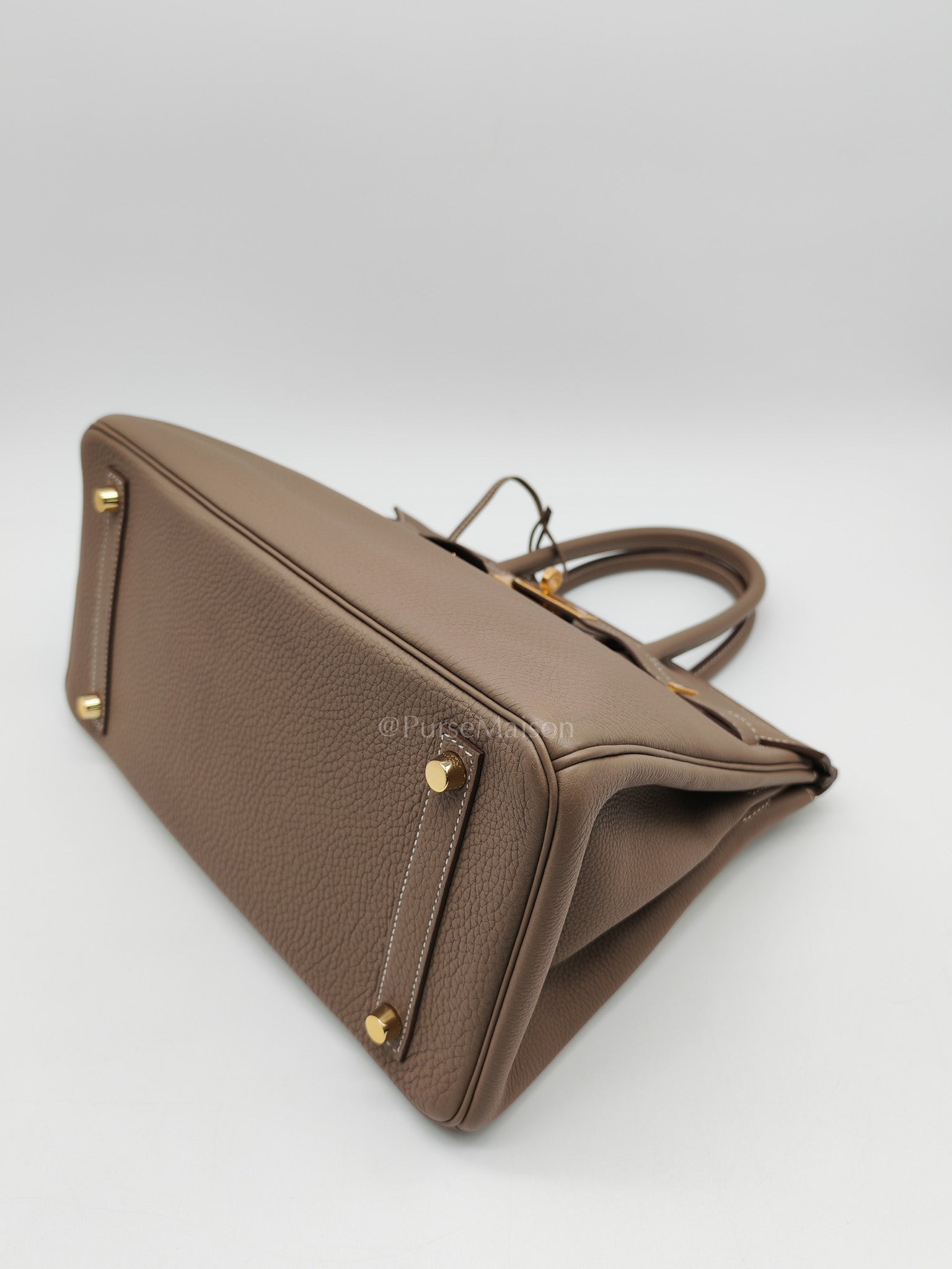 Birkin 30 in Etoupe Togo Leather & Gold Hardware Stamp A (2017)
