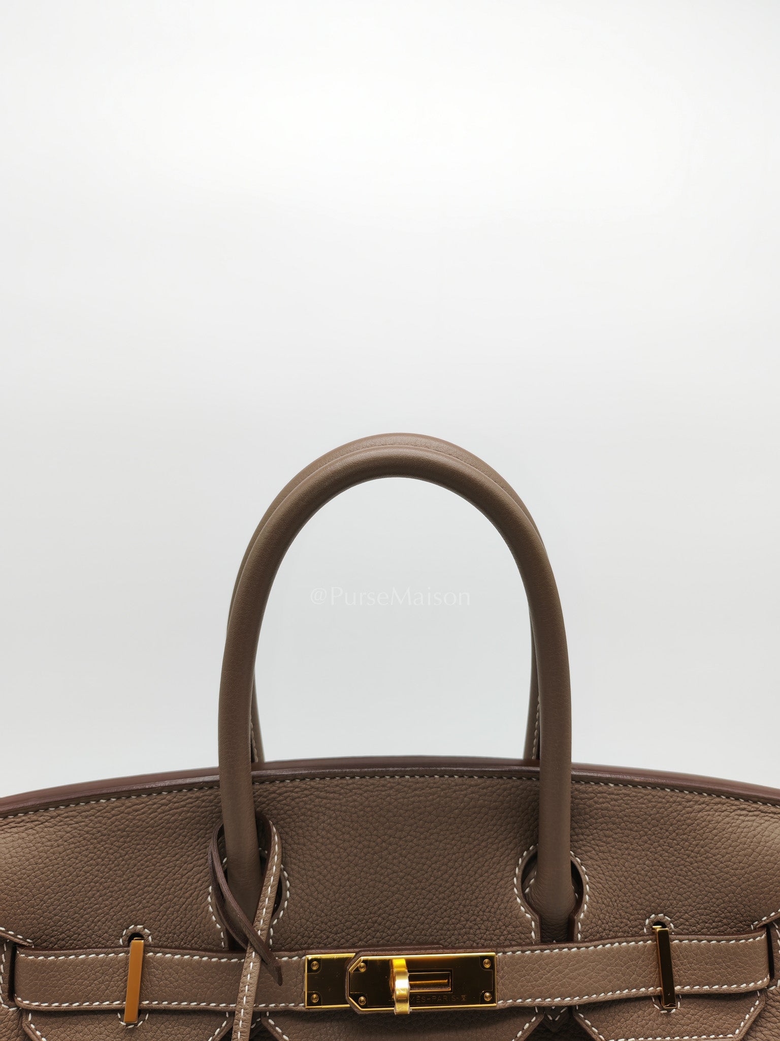 Birkin 30 in Etoupe Togo Leather & Gold Hardware Stamp A (2017)
