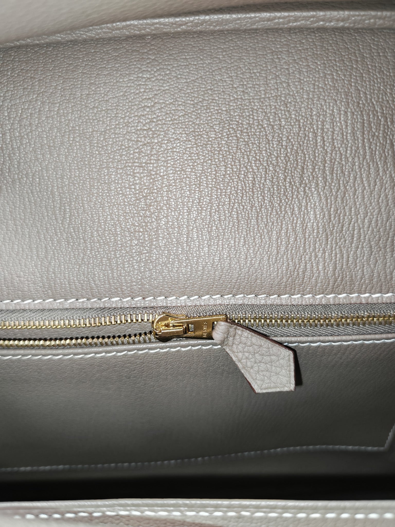 Birkin 30 in Etoupe Togo Leather & Gold Hardware Stamp A (2017)