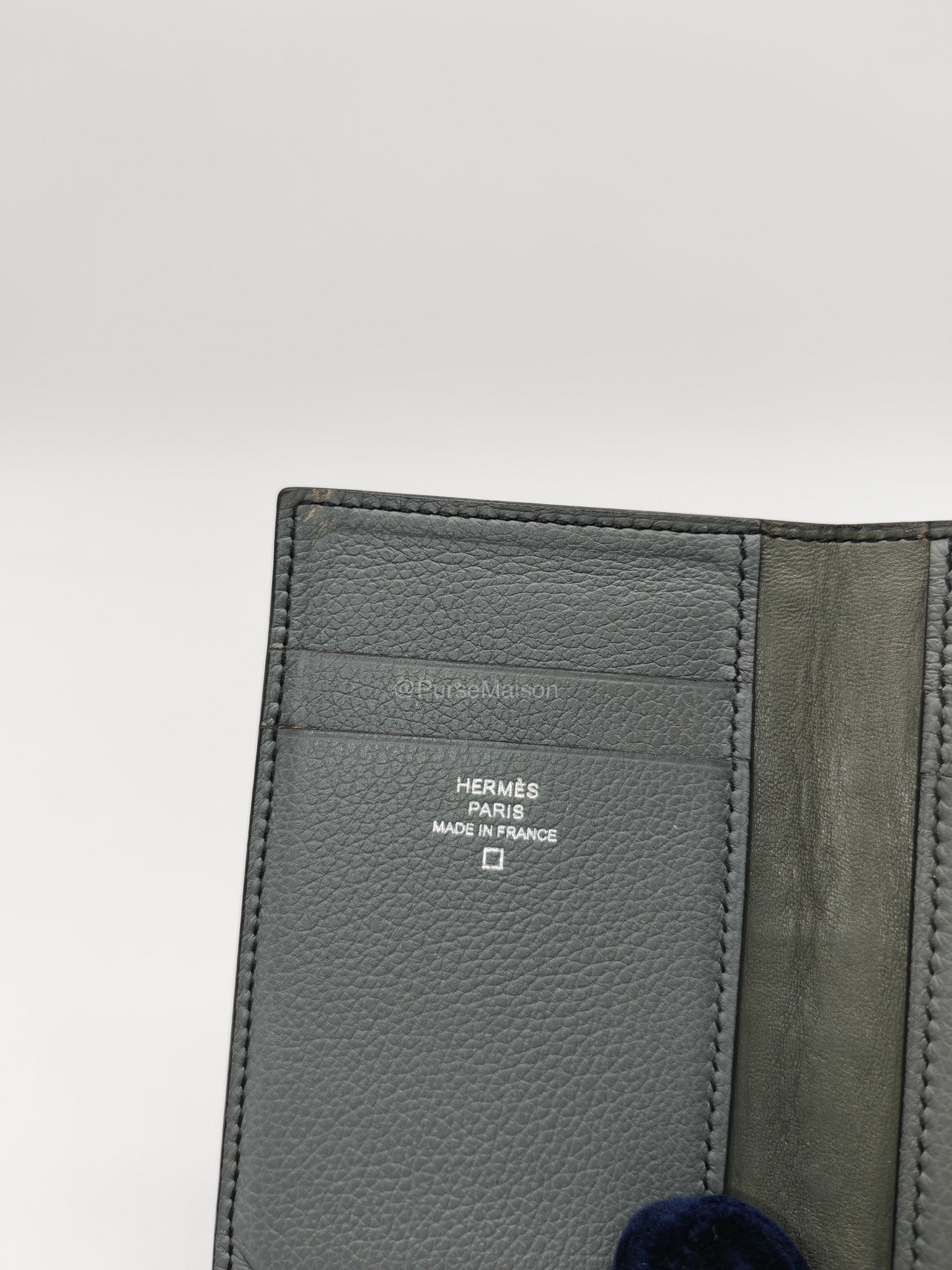 Hermes Card Holder in Vert Fonce Shiny Alligator Leather Stamp Y(2020)