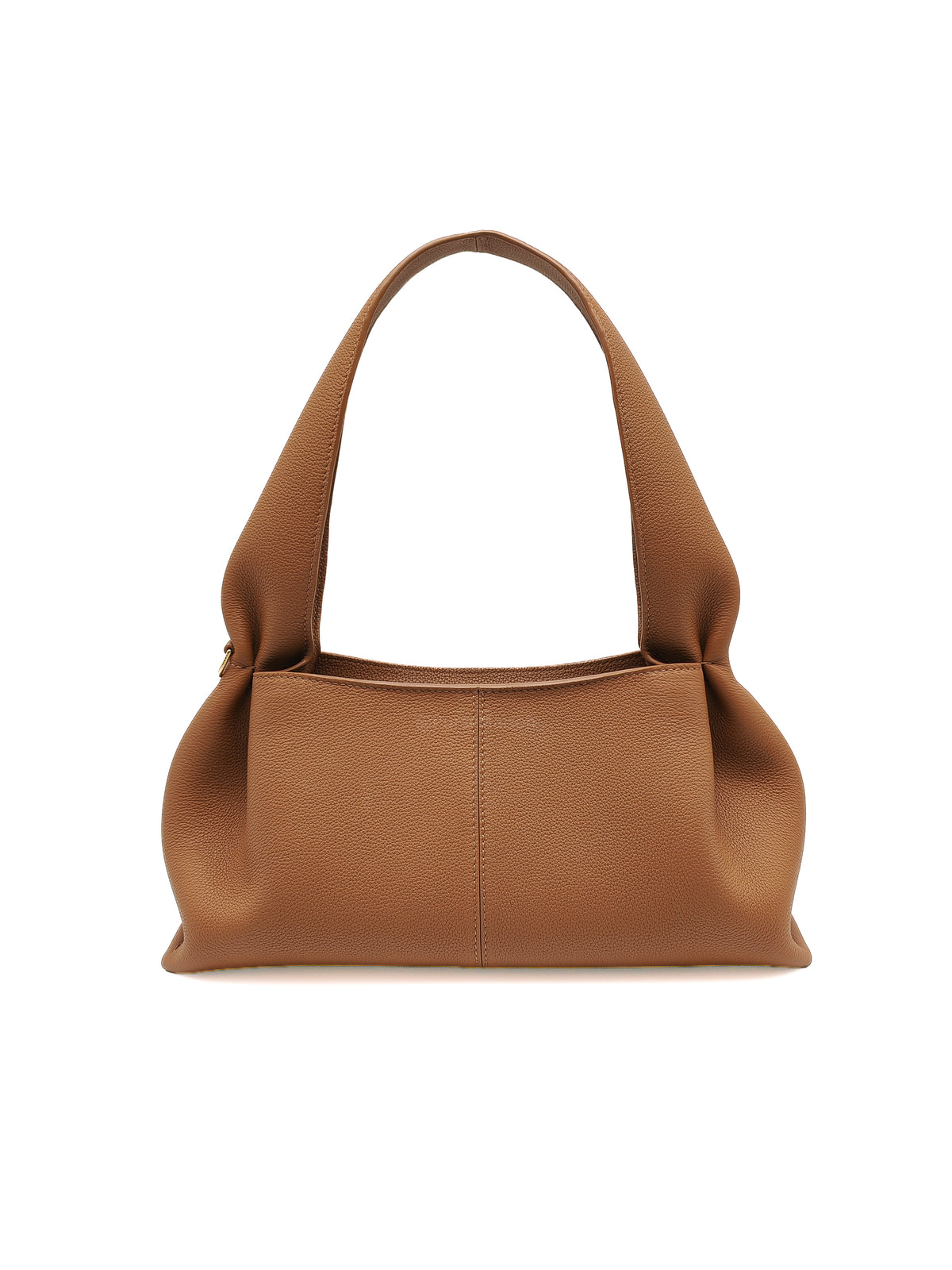 Polene Numéro Neuf East West in Camel Graine Textured Leather