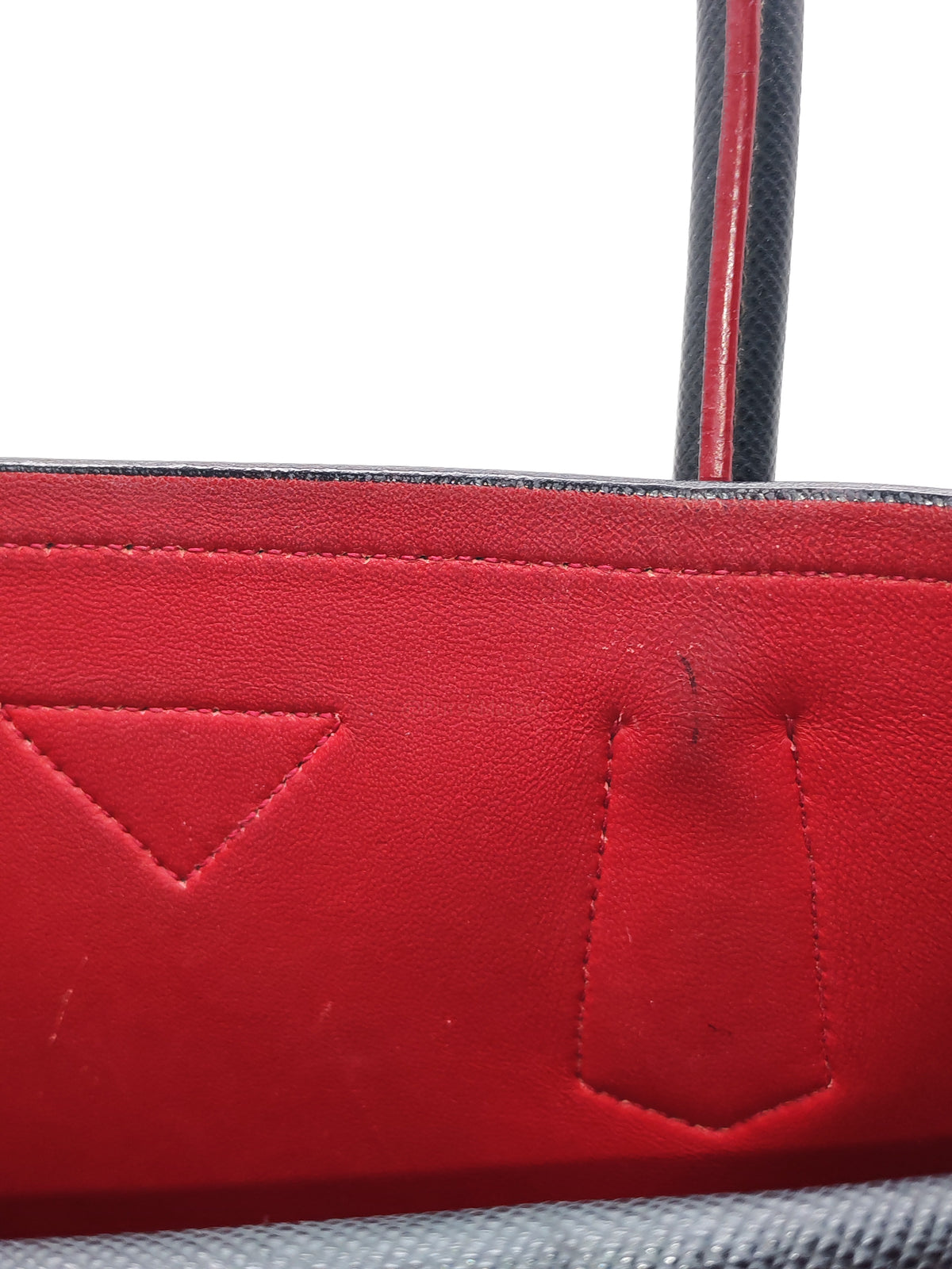 Prada Saffiano Cuir Black Double Bag Medium
